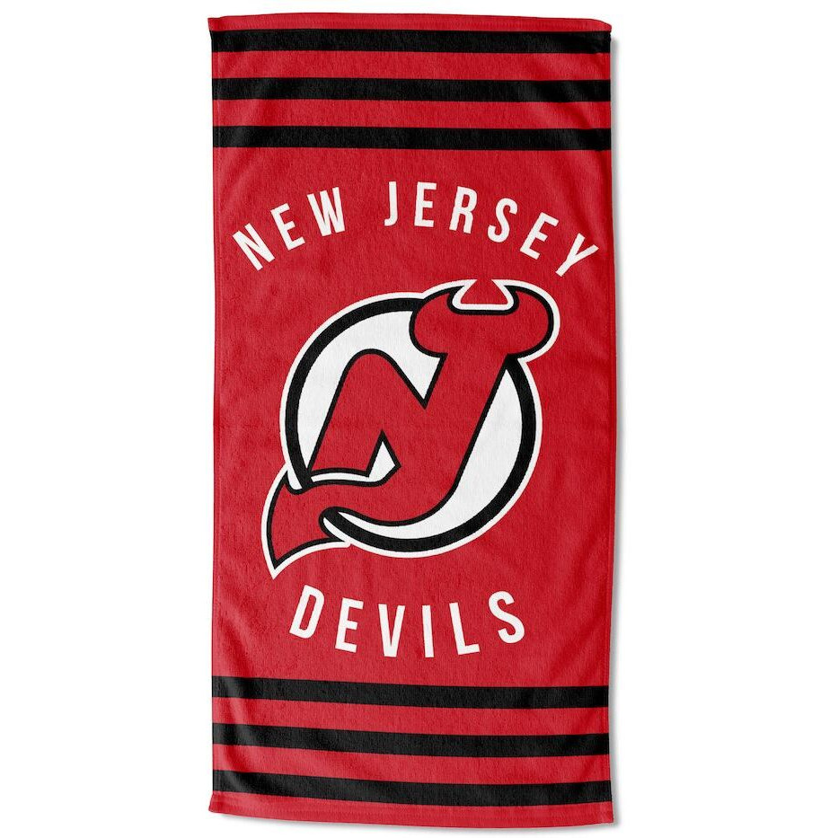Devils OFFICIAL &quotStripe" Beach Towel(D0102HXV6KA.)