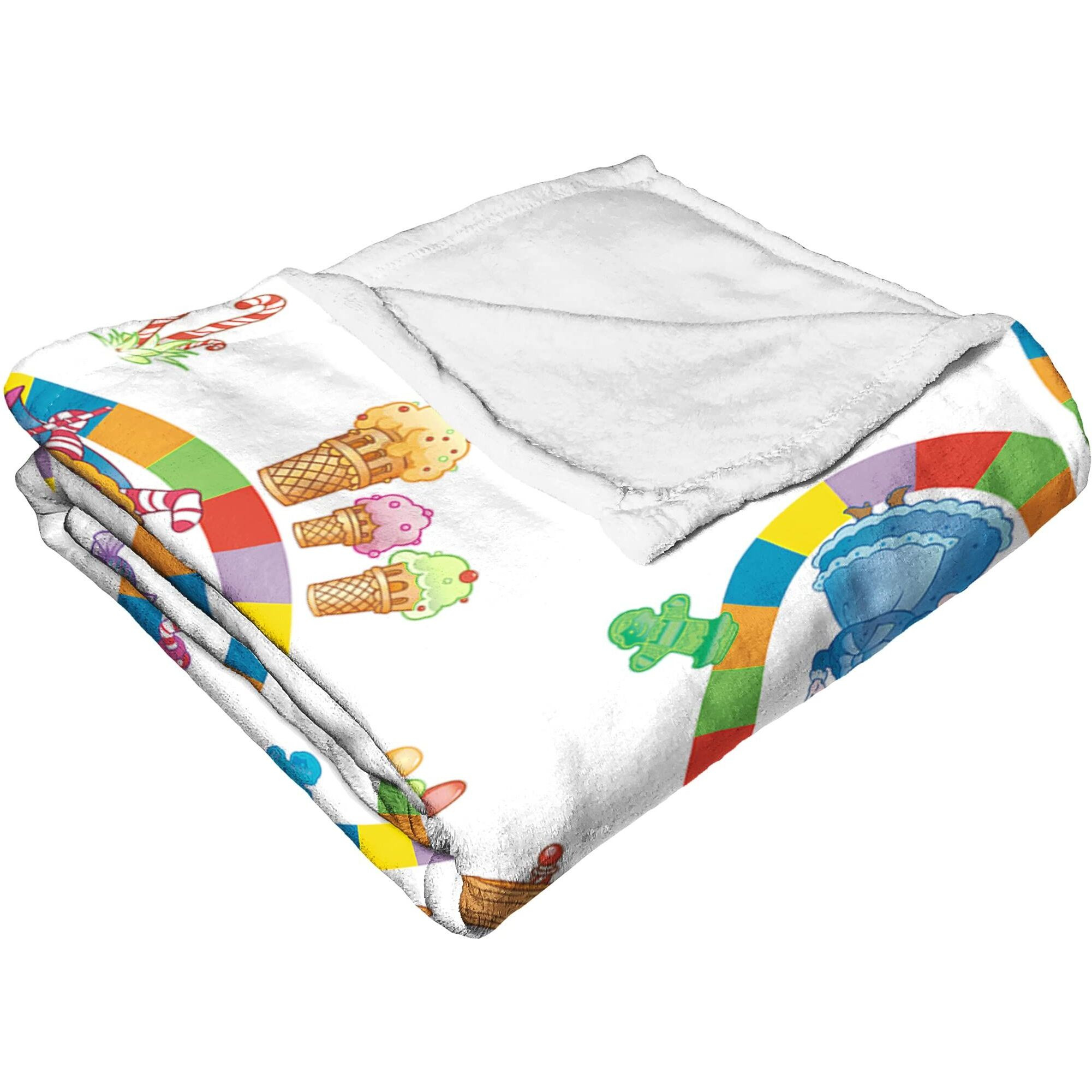 Hasbro candyland Silk Touch Throw Blanket, 50 x 60, Walk Through candyland(D0102H21LQY)