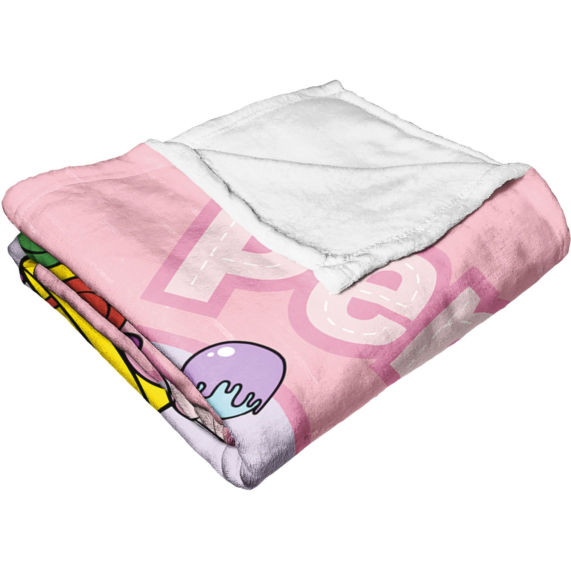 Hasbro candyland Silk Touch Throw Blanket, 50 x 60, Perfectly Sweet(D0102H21LgV)
