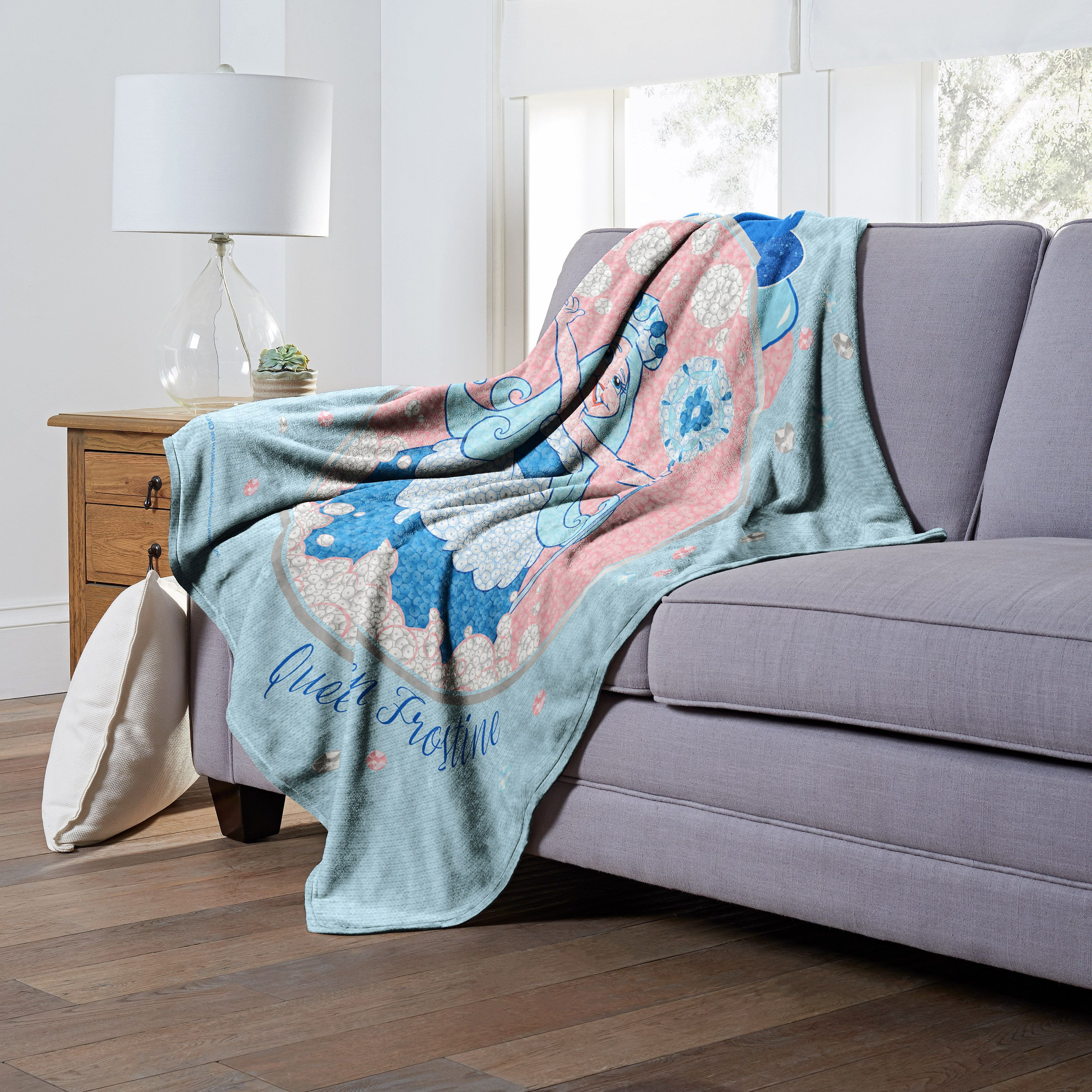 Hasbro candyland Silk Touch Throw Blanket, 50 x 60, Sequined Frostine(D0102H21L2g)