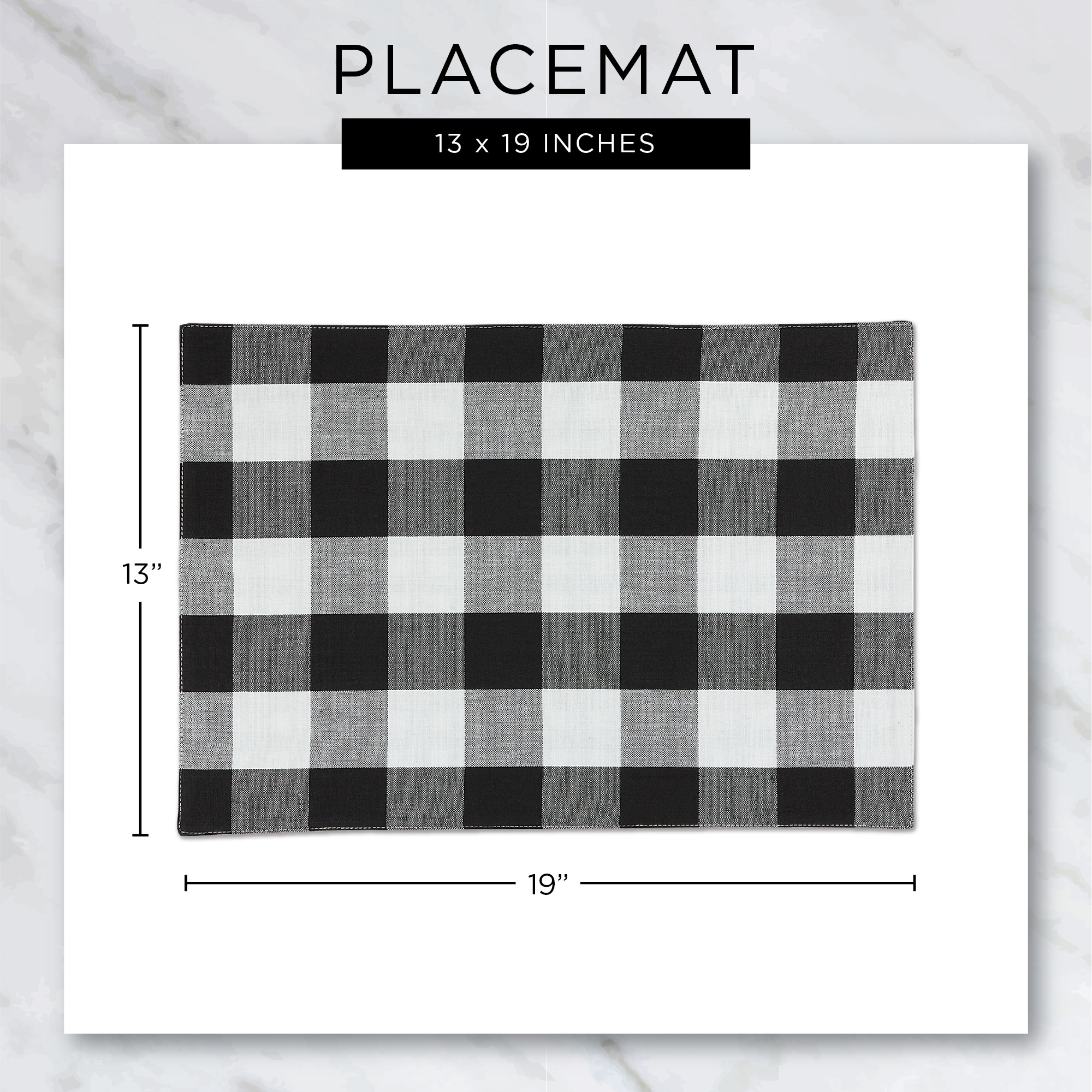 DII Garden Floral Print Outdoor  Placemat (Set of 6)