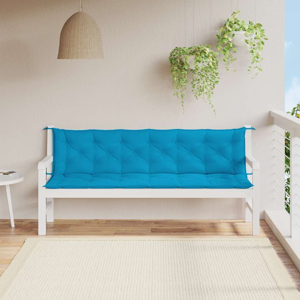 vidaXL Cushion for Swing Chair Light Blue 78.7" Fabric