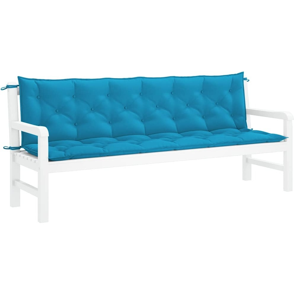 vidaXL Cushion for Swing Chair Light Blue 78.7" Fabric