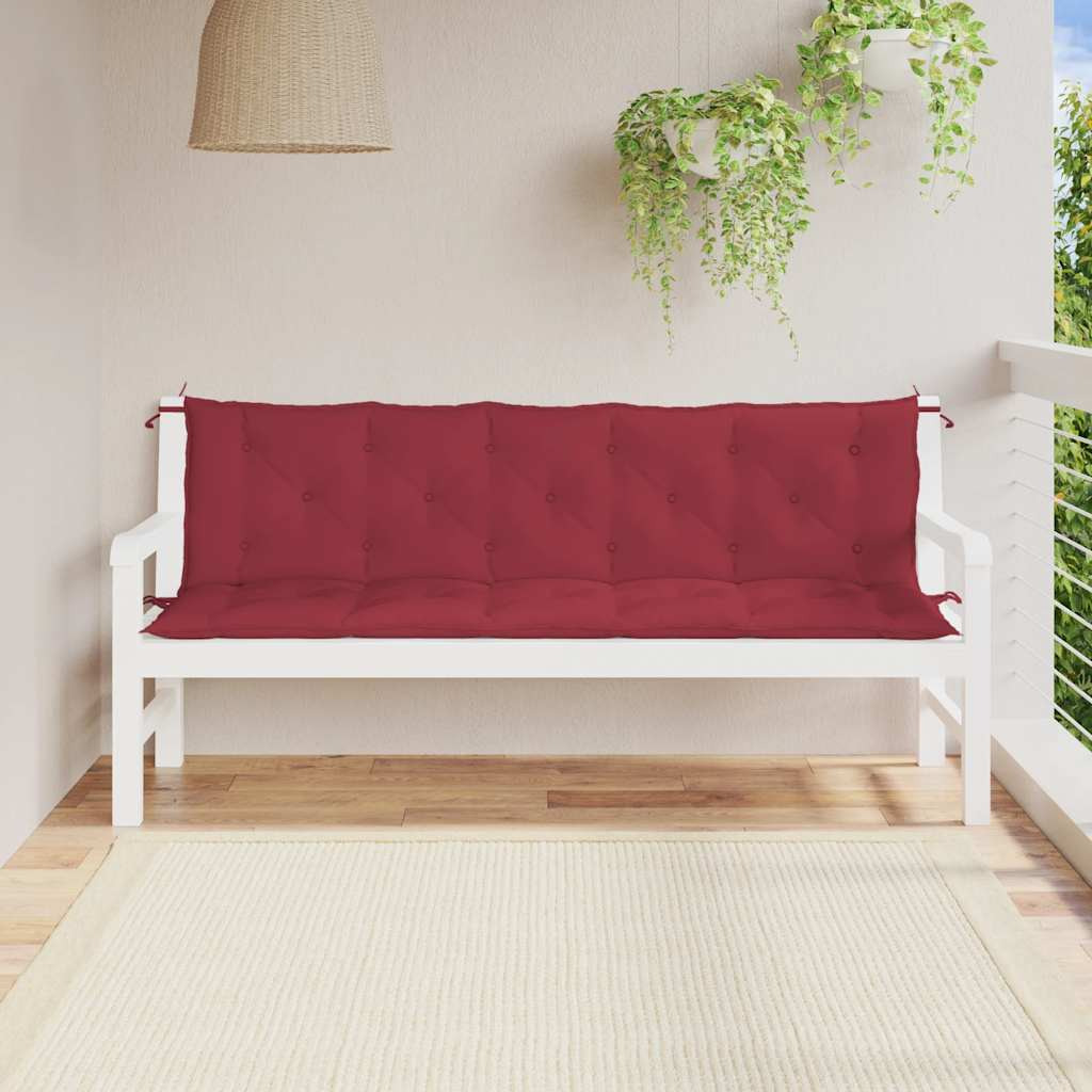 vidaXL Cushion for Swing Chair Wine Red 70.9" Fabric