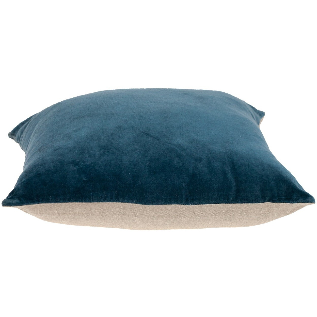 Aqua Teal Two Tone Throw Pillow