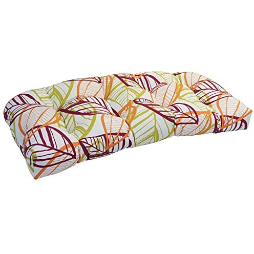 42-inch by 19-inch U-Shaped Patterned Spun Polyester Tufted Settee/Bench Cushion  93180-LS-OD-069