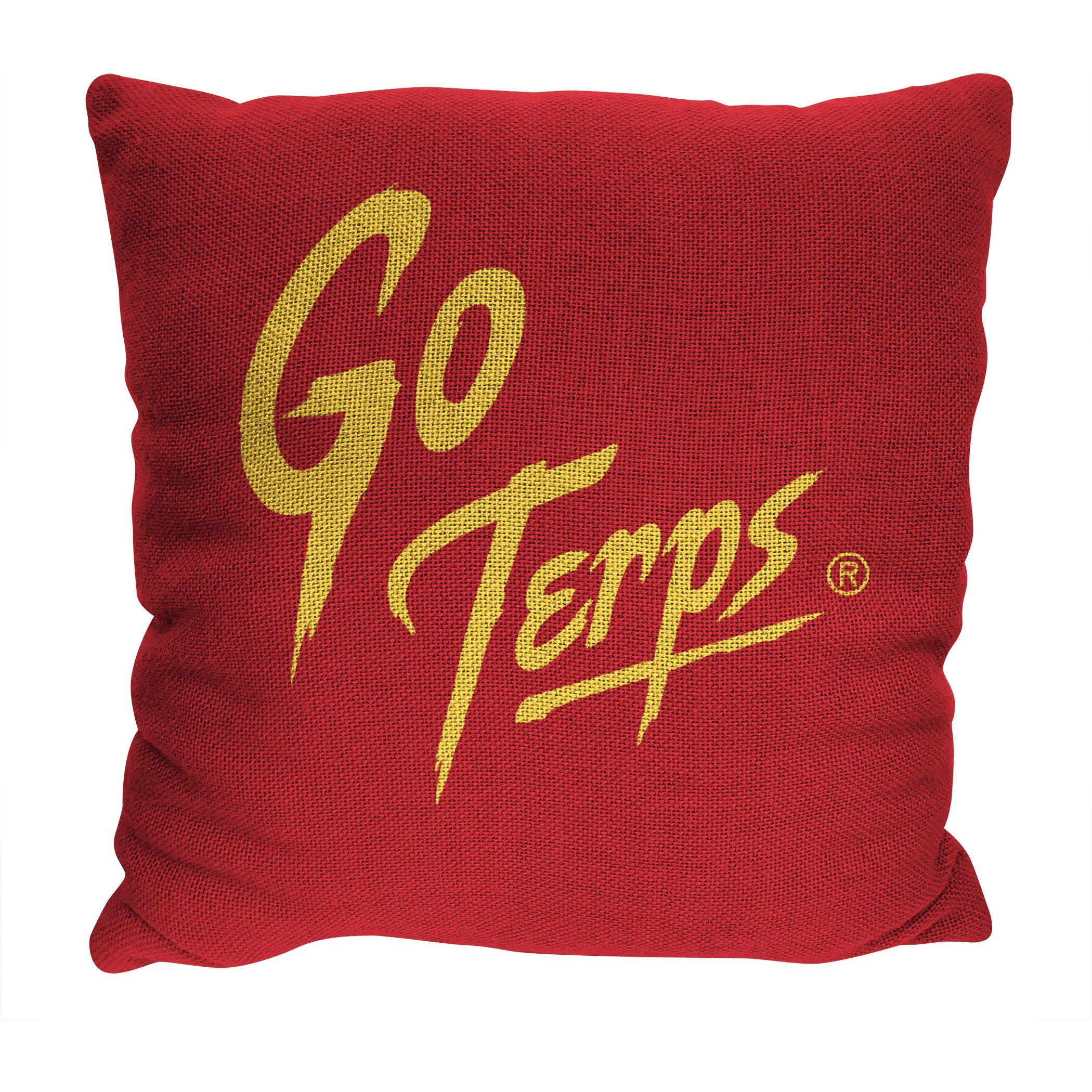 Maryland OFFIcIAL NcAA Invert Woven Pillow 20 x 20(D0102H94g0Y)