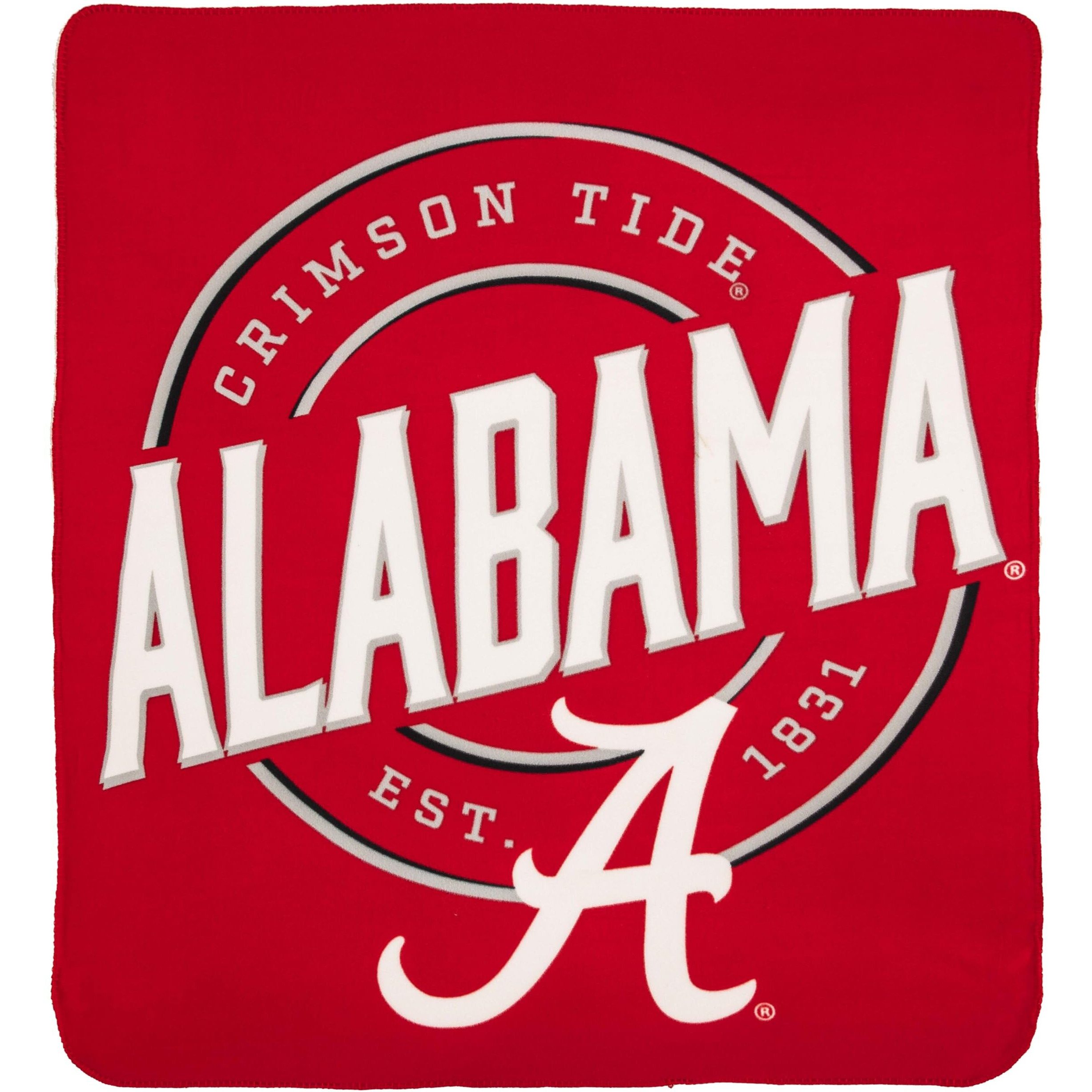 Alabama Crimson Tide Blanket 50x60 Fleece Campaign Design