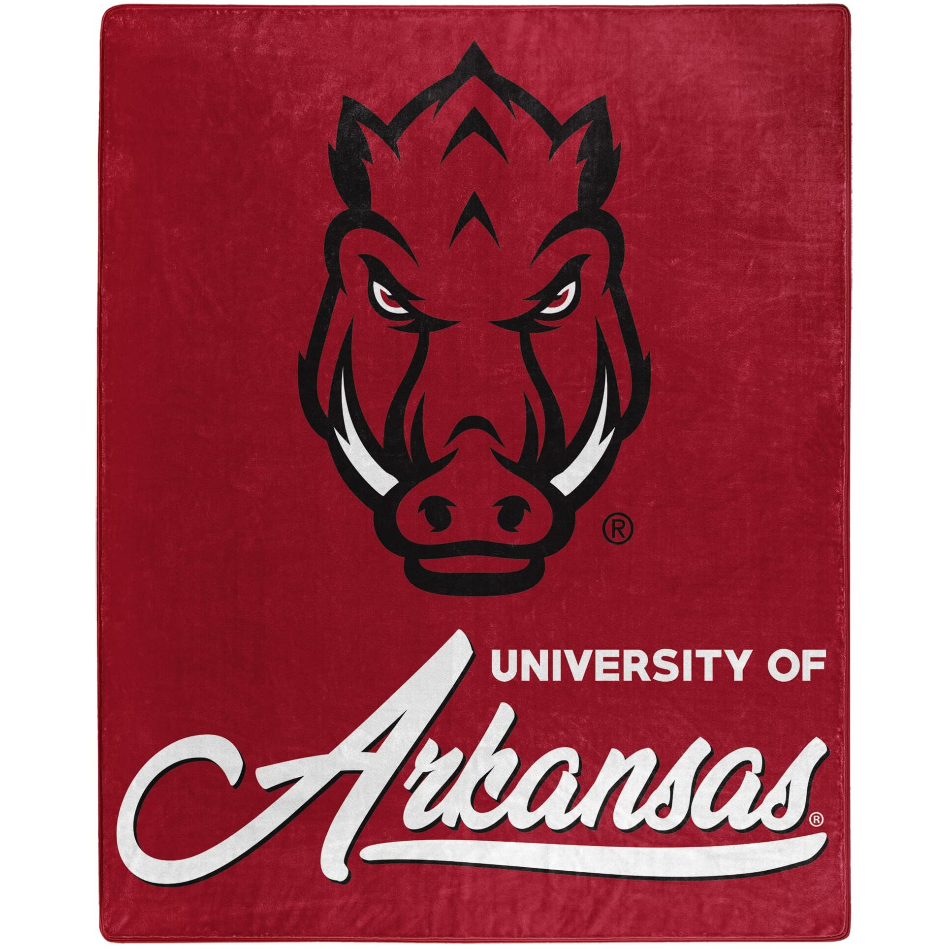 Arkansas OFFIcIAL NcAA Signature Raschel Throw Blanket(D0102HX6YP6)