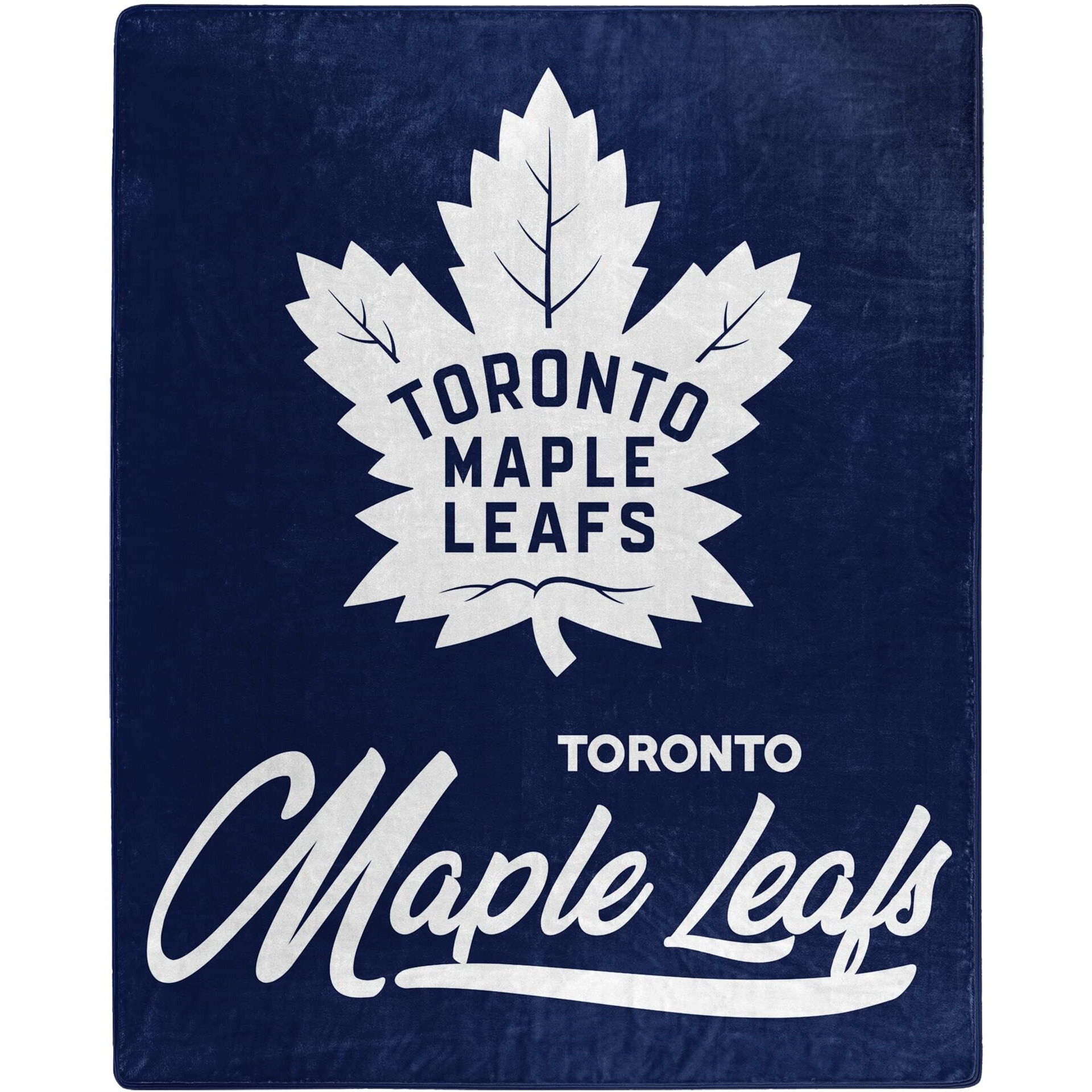 Maple Leafs OFFIcIAL NHL Signature Raschel Throw Blanket 50 x 60(D0102H94U1A)