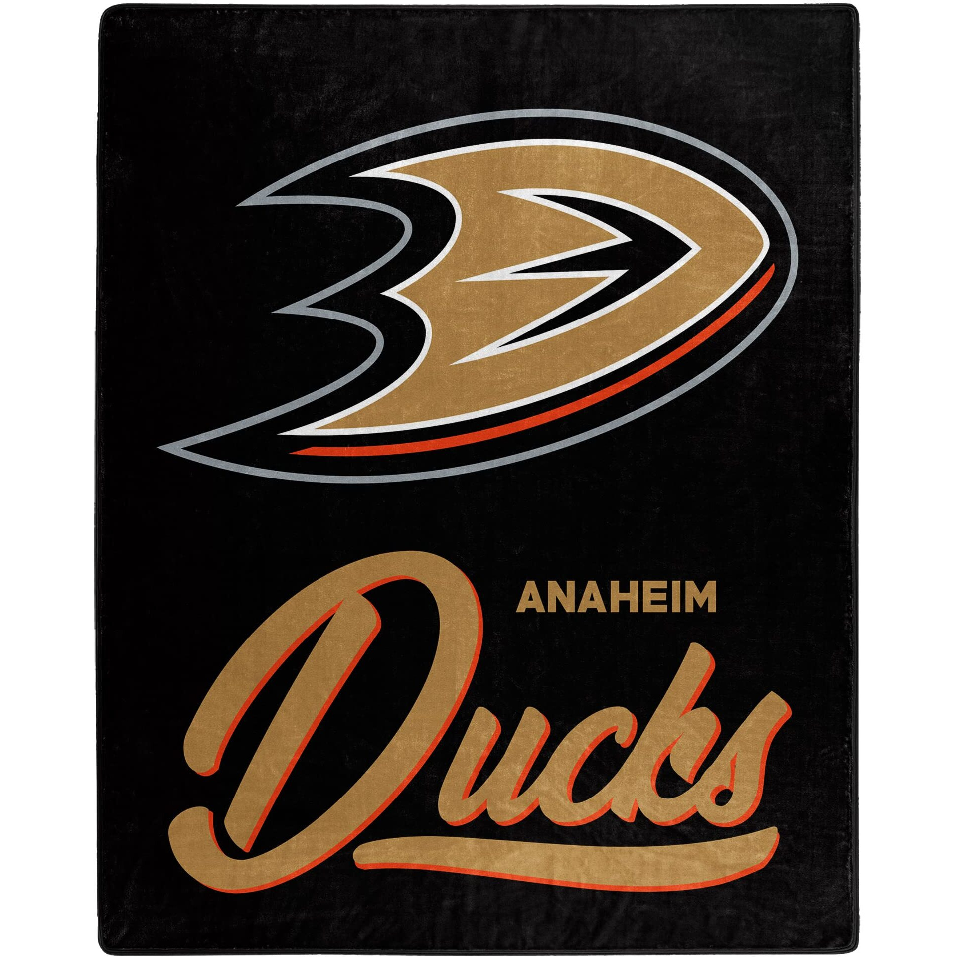 Ducks OFFIcIAL NHL Signature Raschel Throw Blanket 50 x 60(D0102H94T37)