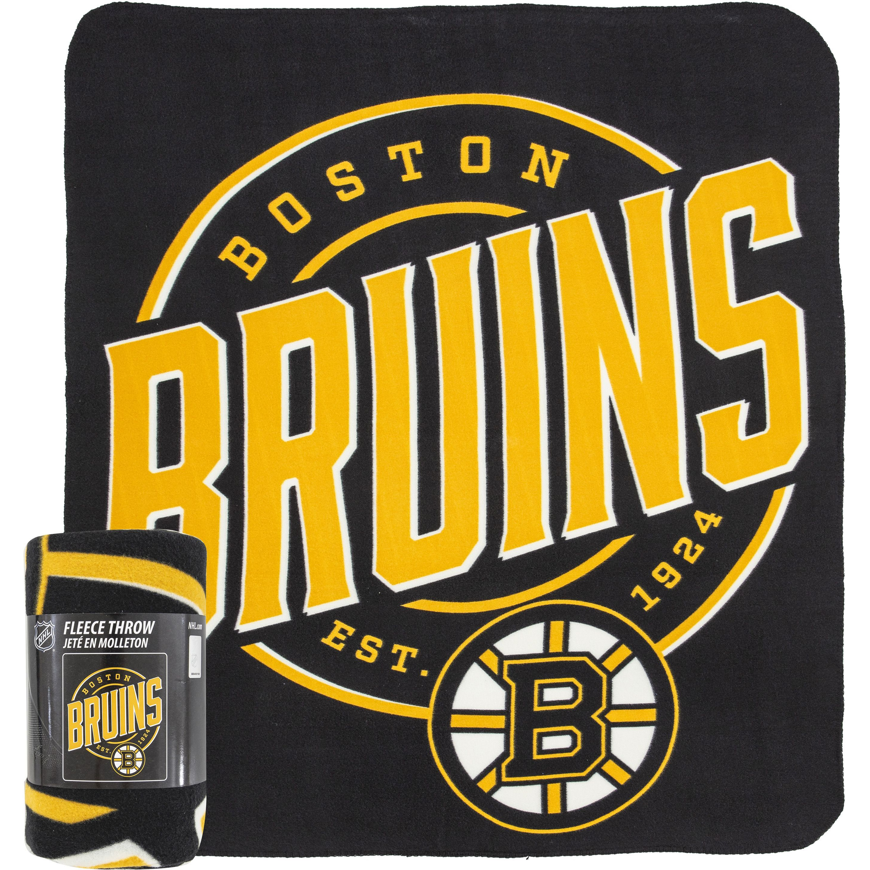 Bruins OFFIcIAL NHL campaign Fleece Throw Blanket 50 x 60(D0102H94TMY)