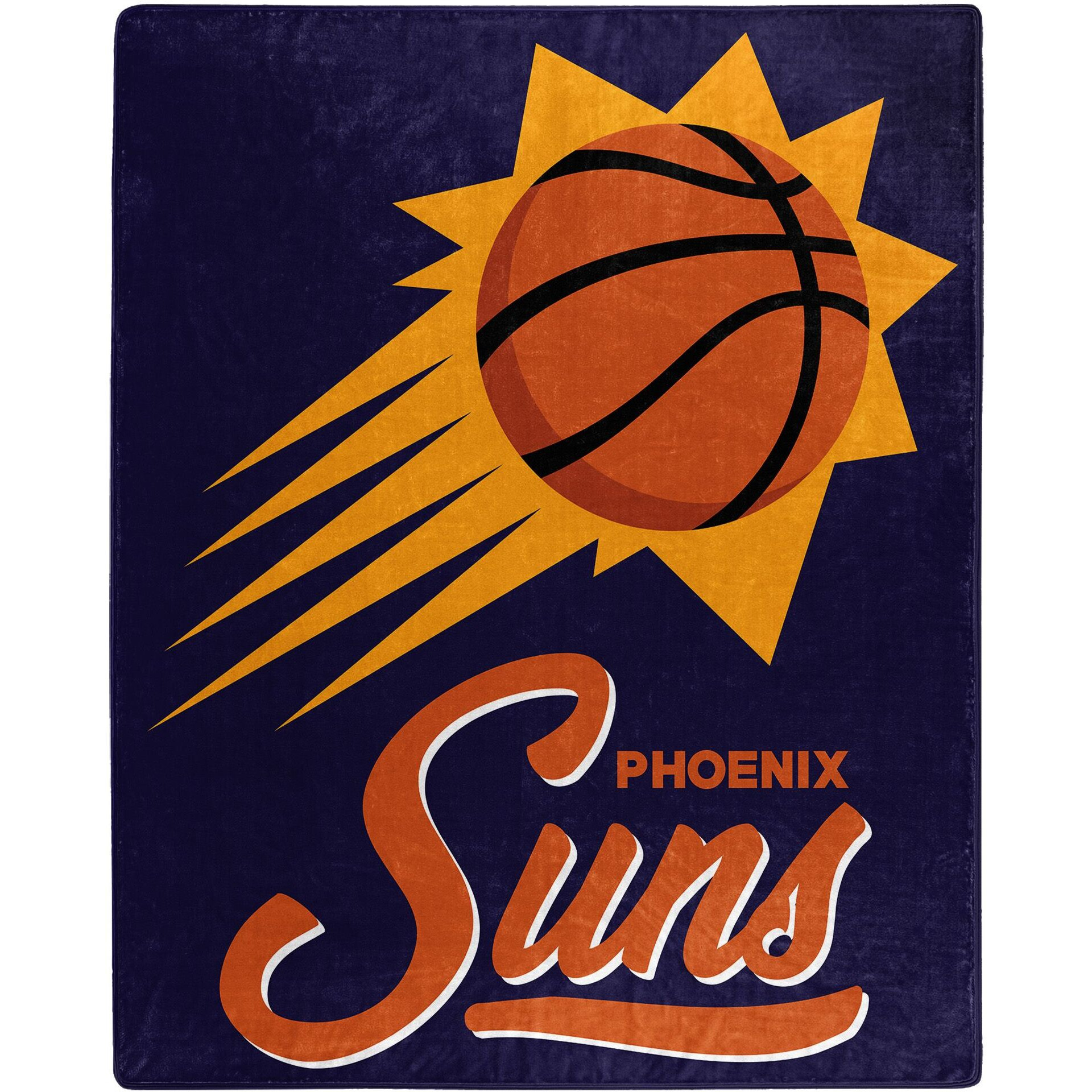 Suns OFFIcIAL NBA Signature Raschel Throw Blanket 50 x 60(D0102H94YIA)