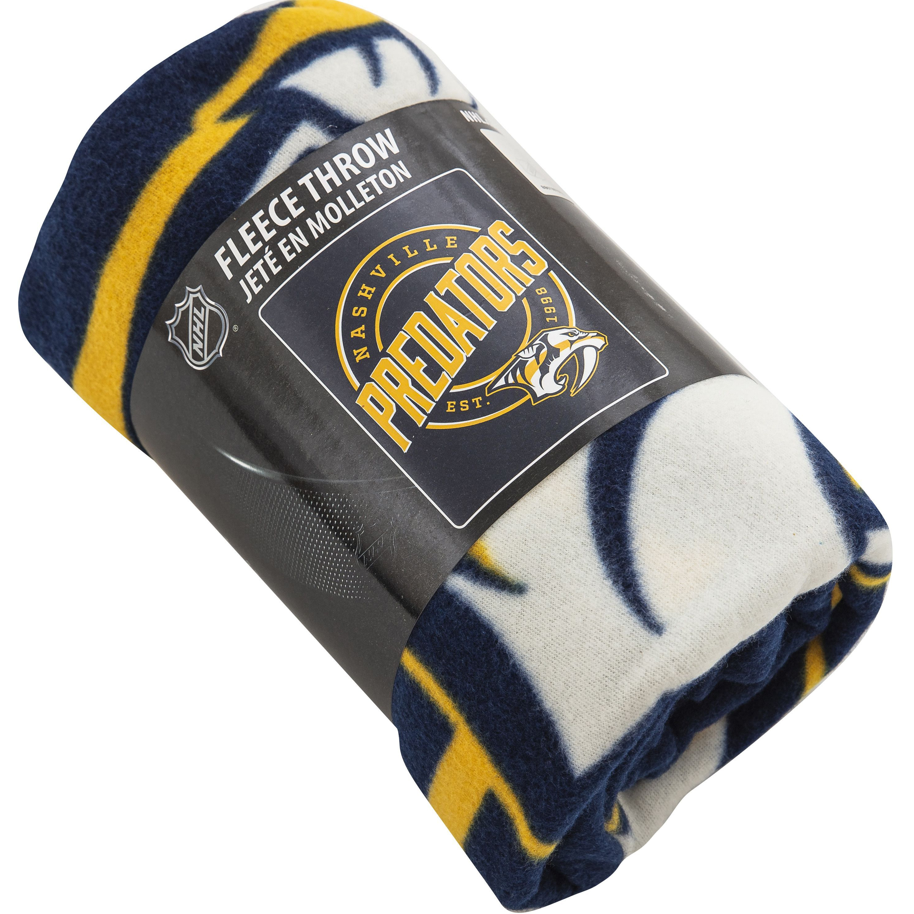 Predators OFFIcIAL NHL campaign Fleece Throw Blanket 50 x 60(D0102H94TMU)
