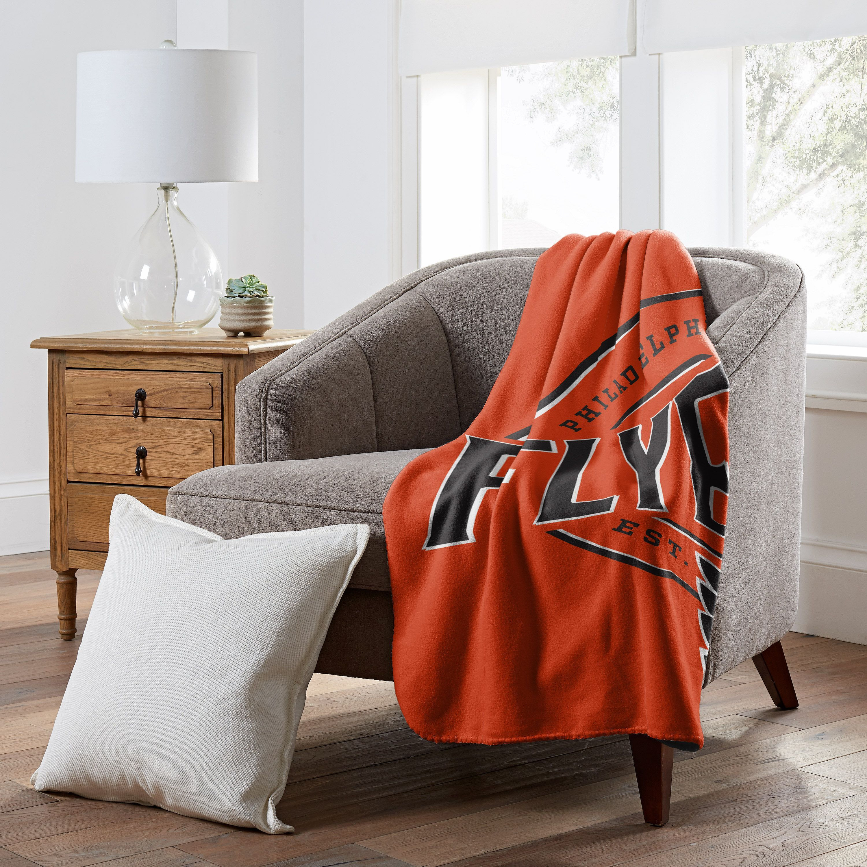 Flyers OFFIcIAL NHL campaign Fleece Throw Blanket 50 x 60(D0102H94TPY)