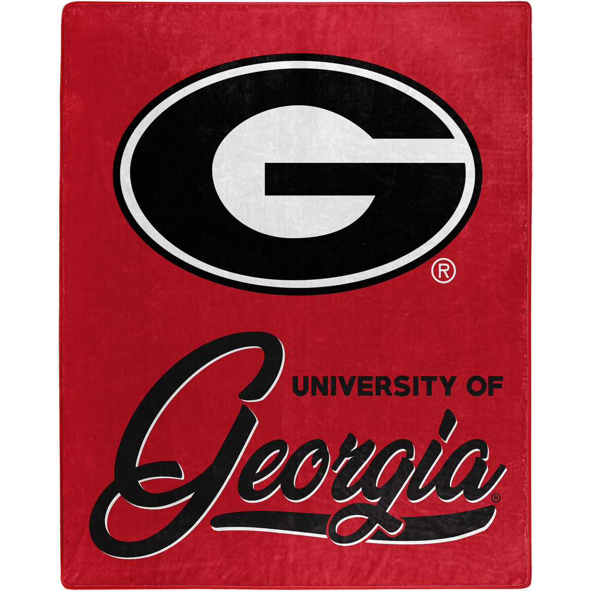 Georgia Bulldogs Blanket 50x60 Raschel Signature Design