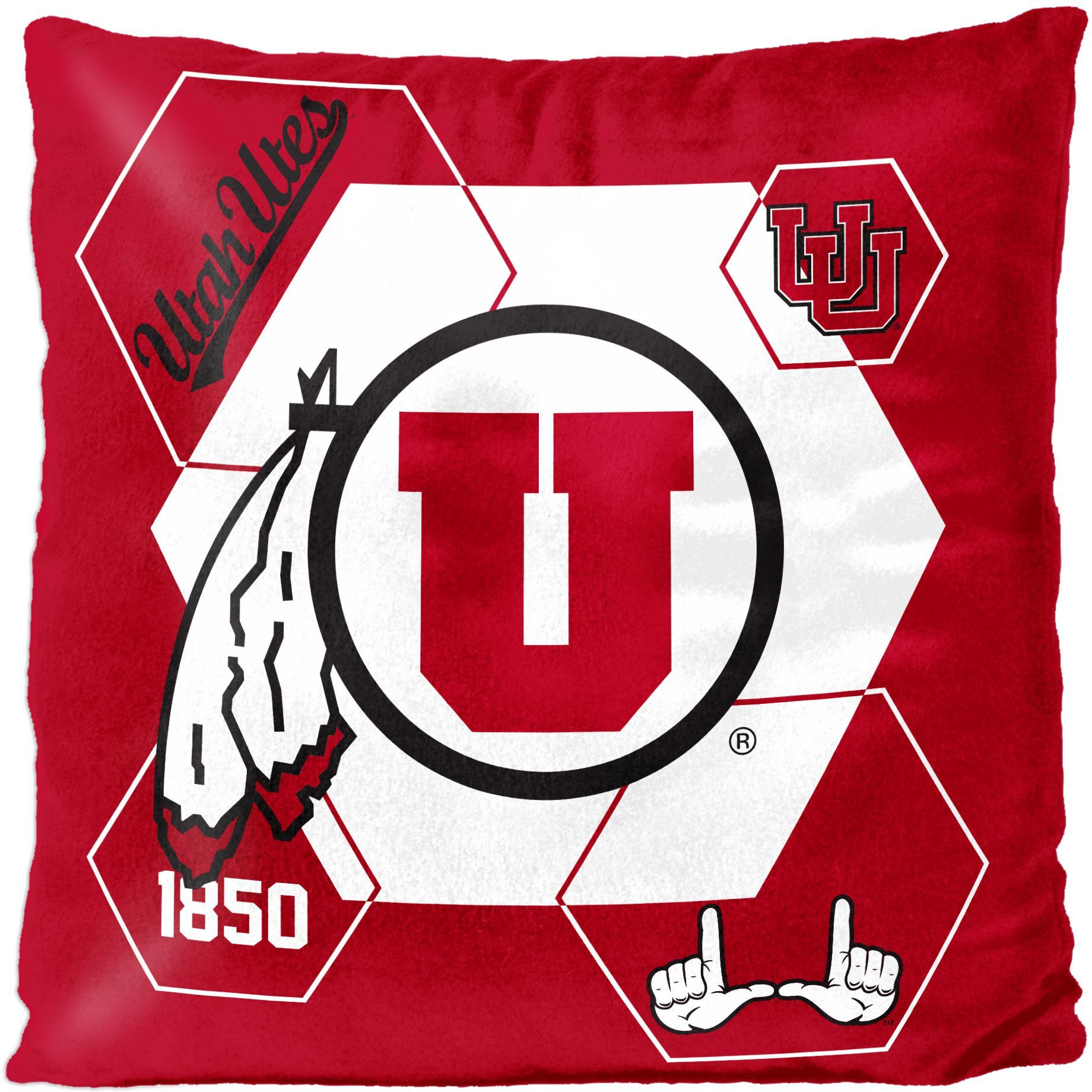 Utah OFFIcIAL NHL connector Double Sided Velvet Pillow 16 x 16(D0102HARZEA)