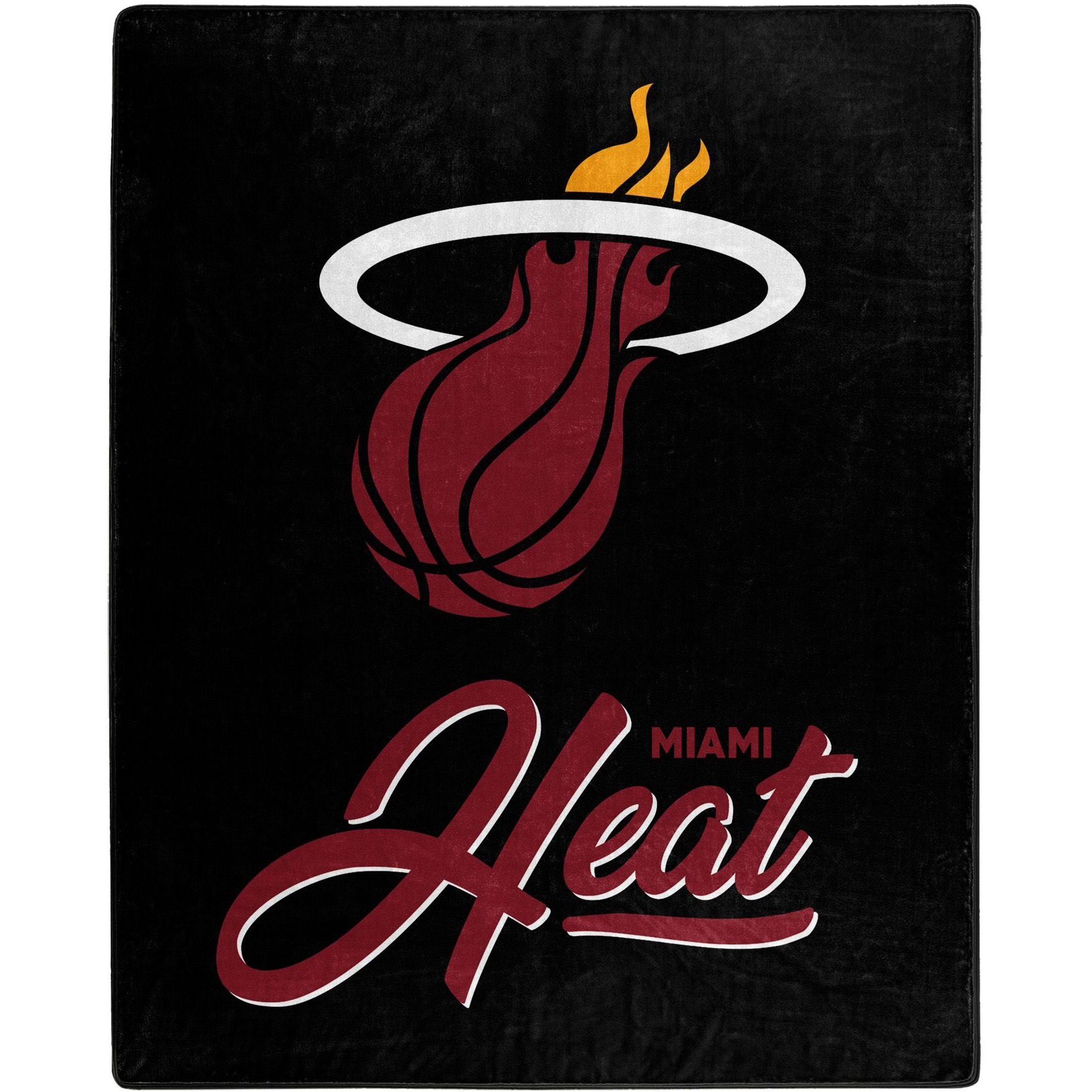Heat OFFIcIAL NBA Signature Raschel Throw Blanket 50 x 60(D0102H94YQY)