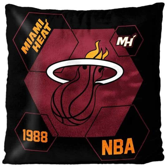 Heat OFFIcIAL NBA connector Double Sided Velvet Pillow 16 x 16(D0102H94DYY)