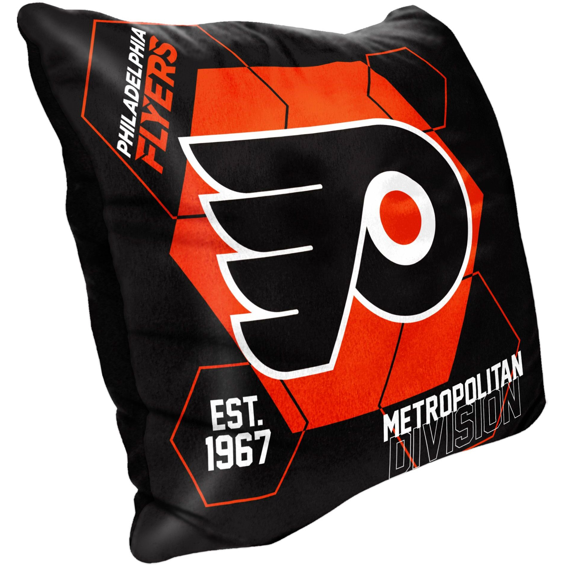Flyers OFFIcIAL NHL connector Double Sided Velvet Pillow 16 x 16(D0102H94UPA)