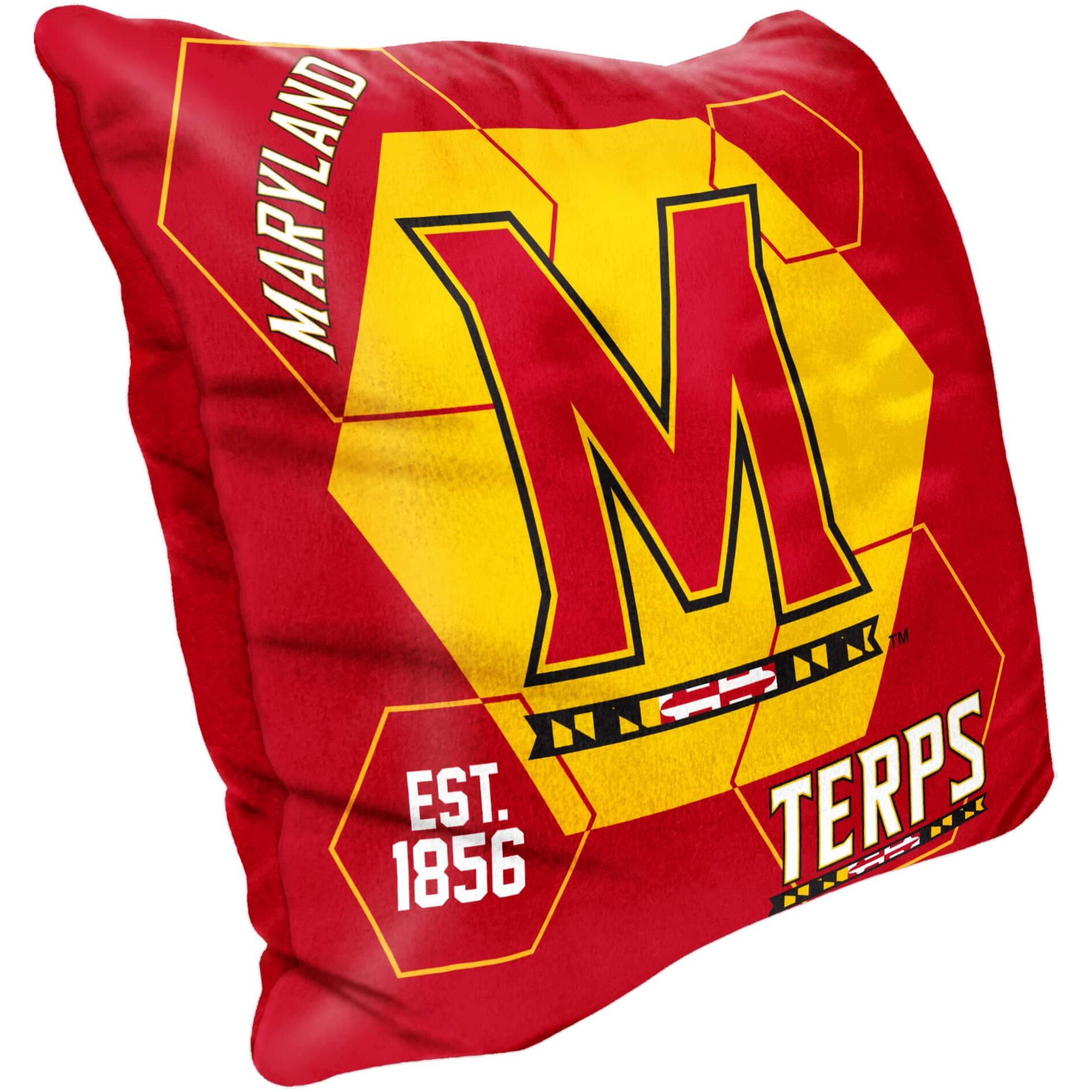 Maryland OFFICIAL NHL &quotConnector" Double Sided Velvet Pillow, 16" x 16"(D0102HARMF7.)