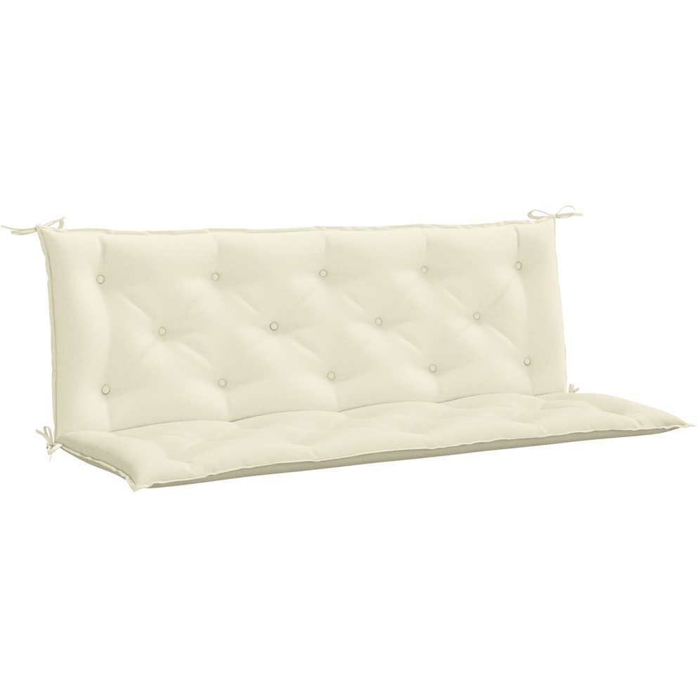 vidaXL Cushion for Swing Chair Cream White 59.1" Fabric