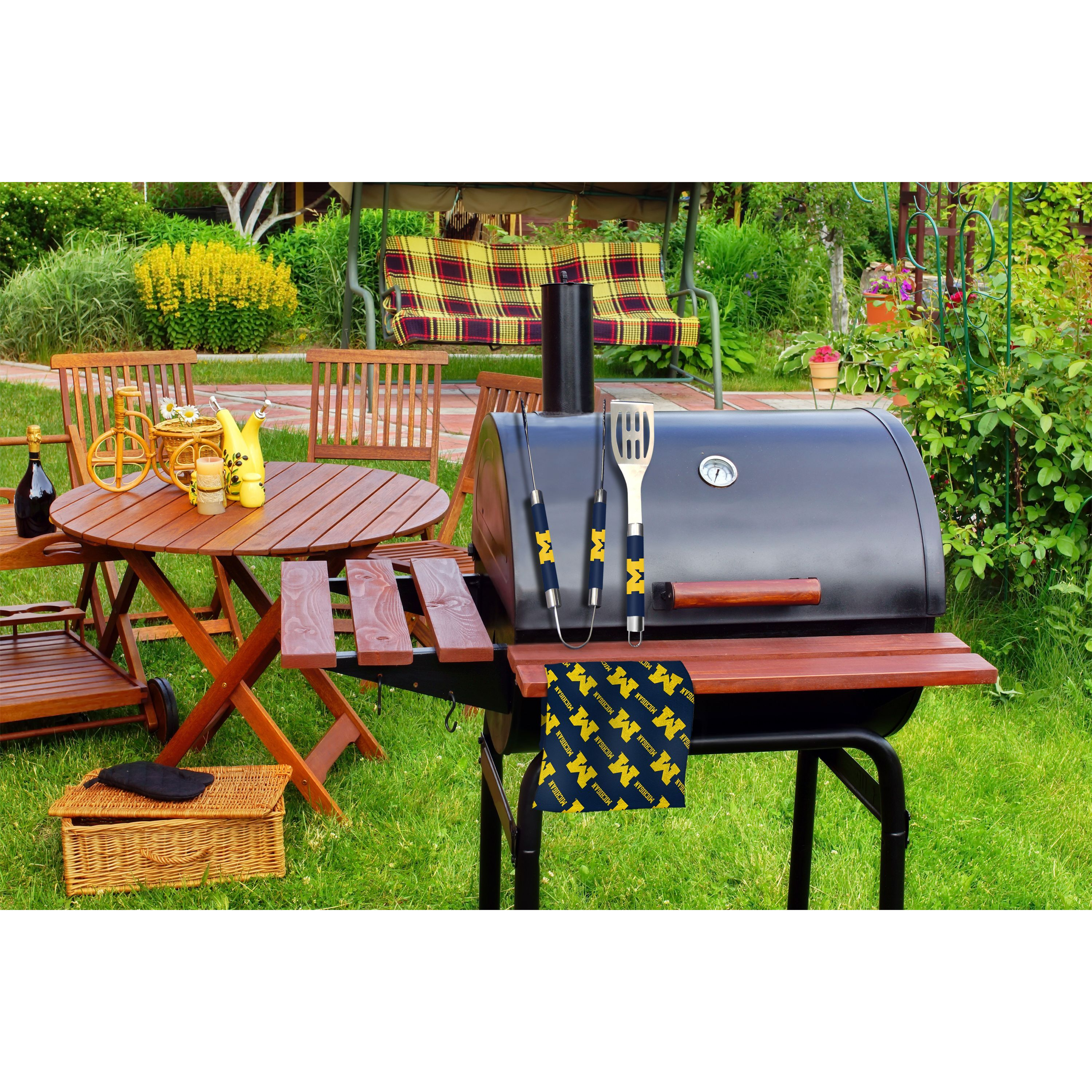 Michigan BBQ grill Utensil Set(D0102H94c2Y)