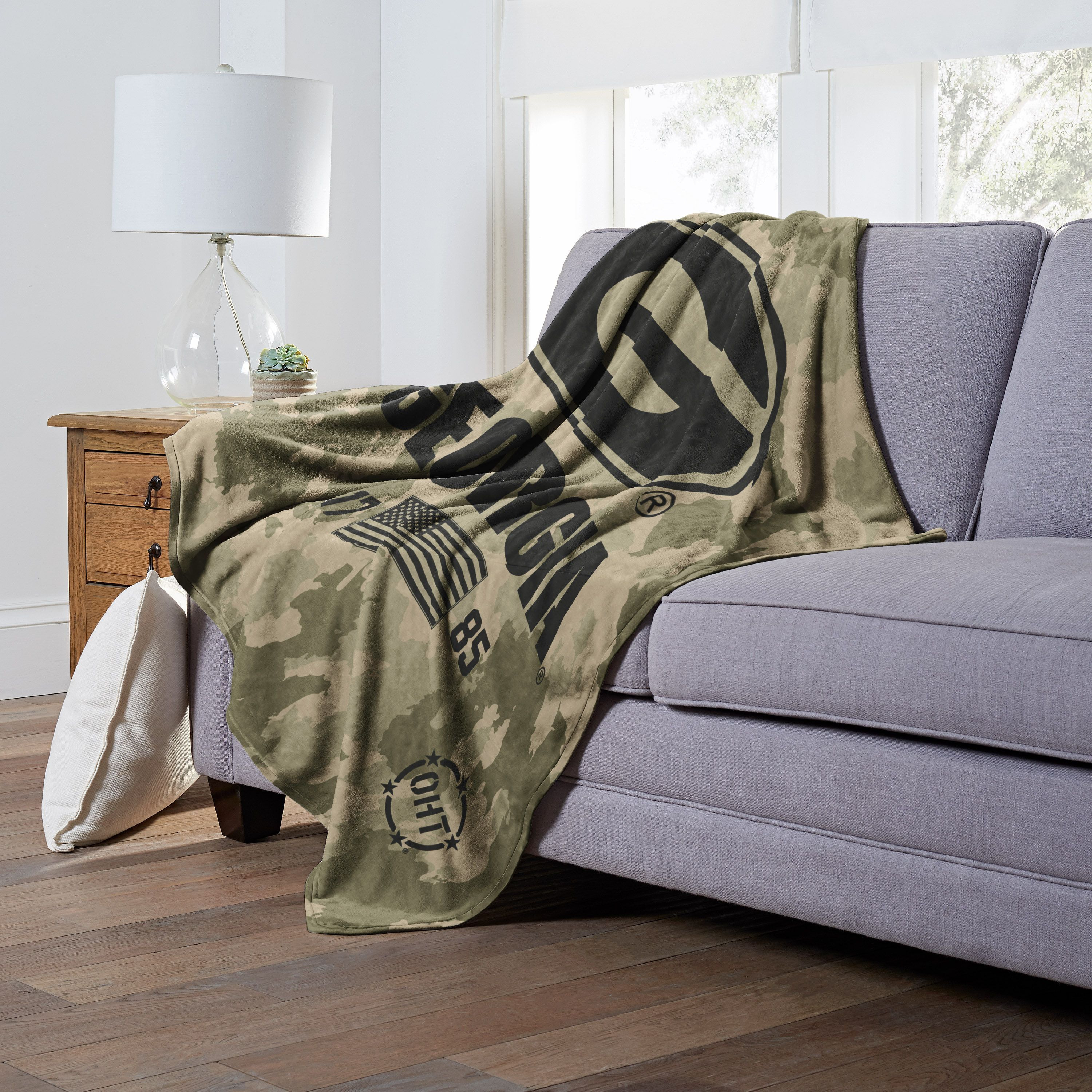 georgia OFFIcIAL NcAA OHT Special Ops Silk Touch Throw Blanket 50 x 60(D0102H94IgW)