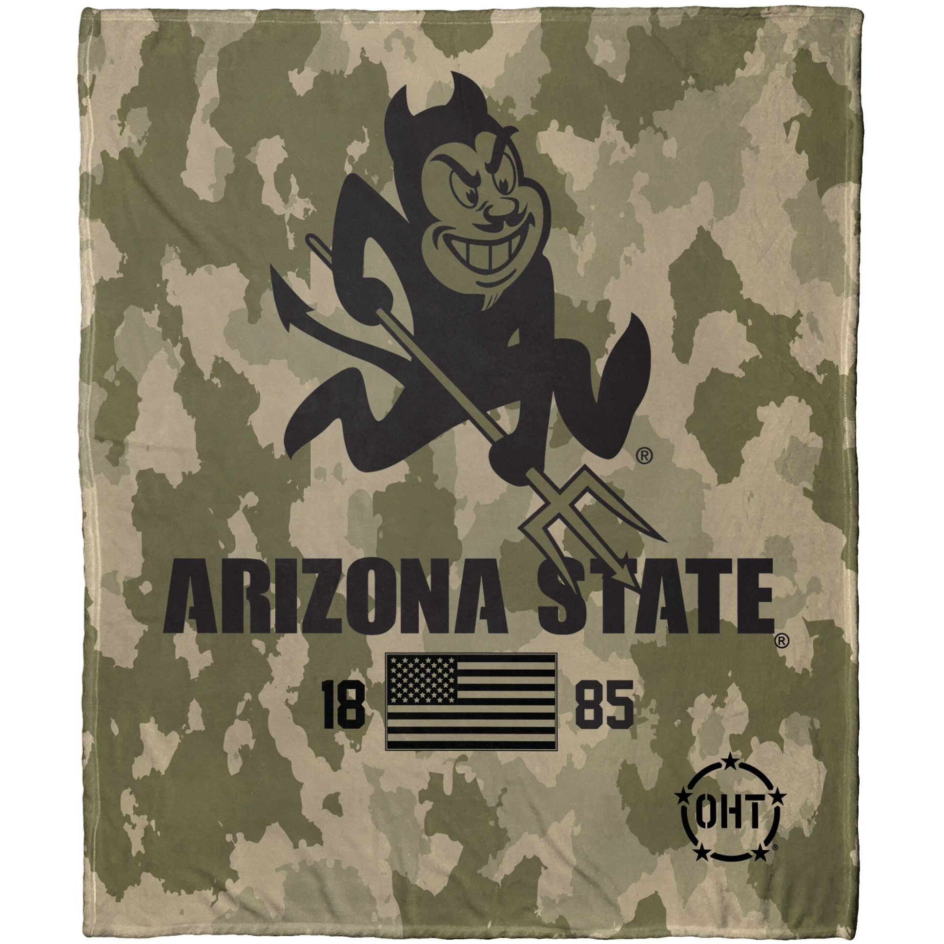 Arizona State OFFIcIAL NcAA OHT Special Ops Silk Touch Throw Blanket 50 x 60(D0102H942IY)