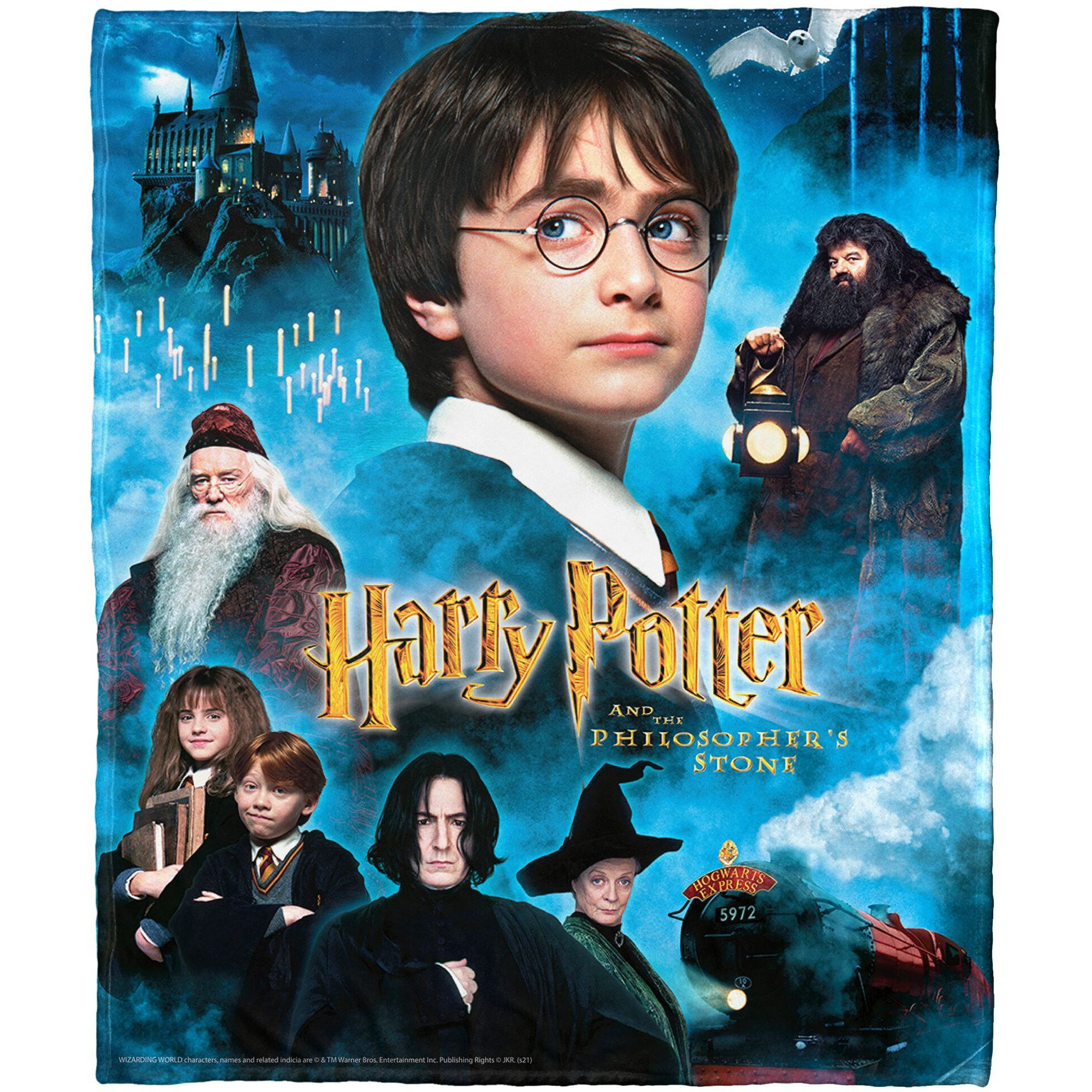 Harry Potter Philosophers Stone Aggretsuko comics Silk Touch Throw Blanket 50 x 60(D0102HARY67)
