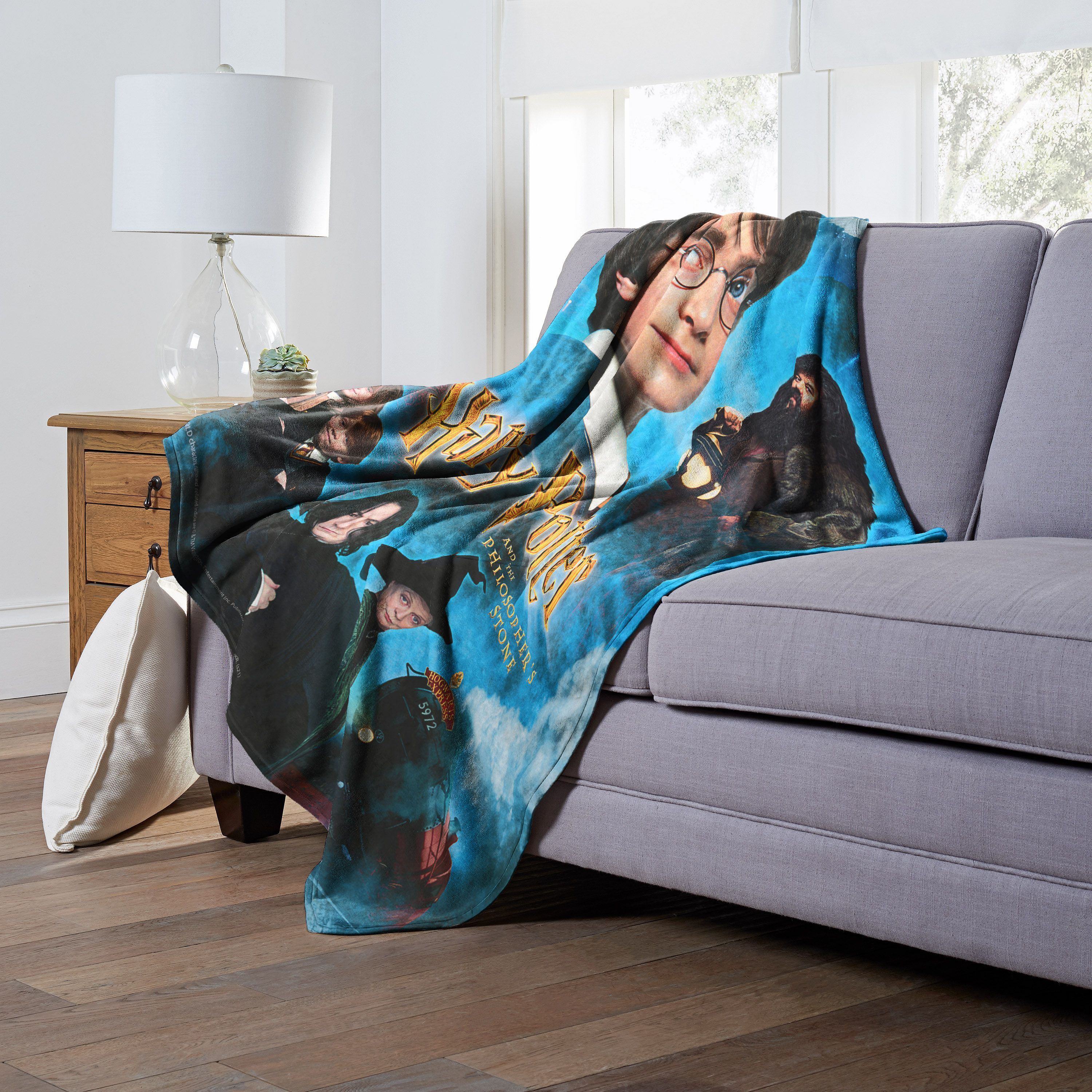 Harry Potter Philosophers Stone Aggretsuko comics Silk Touch Throw Blanket 50 x 60(D0102HARY67)
