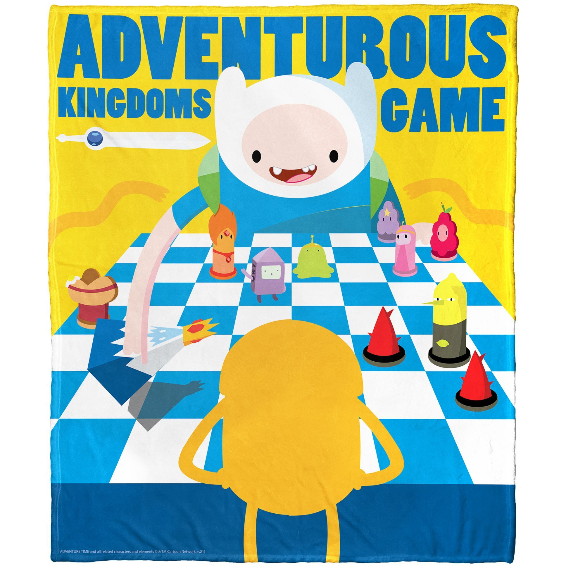 Adventure Time, Adventurous Kingdoms Aggretsuko Comics Silk Touch Throw Blanket, 50" x 60"(D0102HAR69W.)