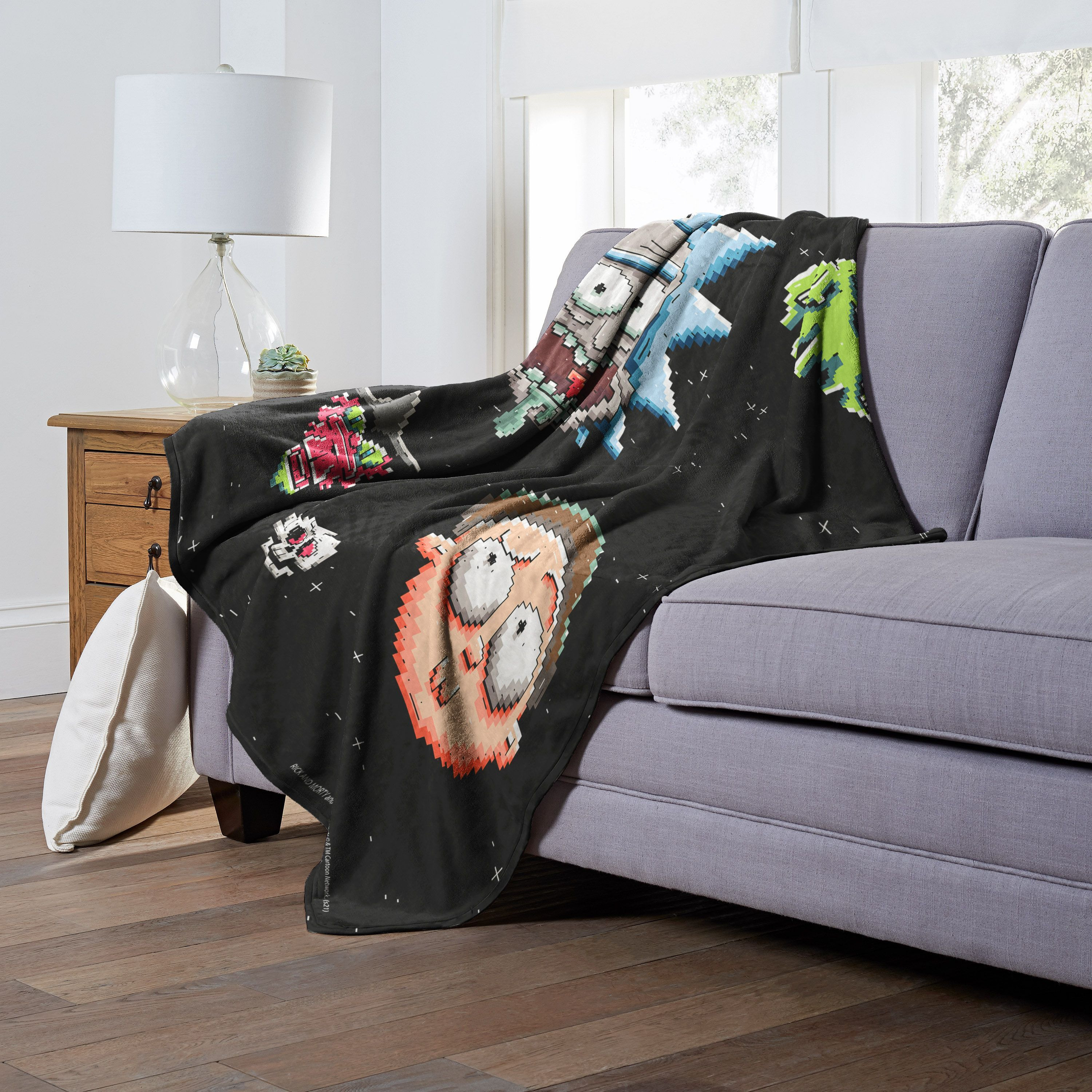 Rick & Morty, Pixelverse Aggretsuko Comics Silk Touch Throw Blanket, 50" x 60"(D0102HARD7G.)
