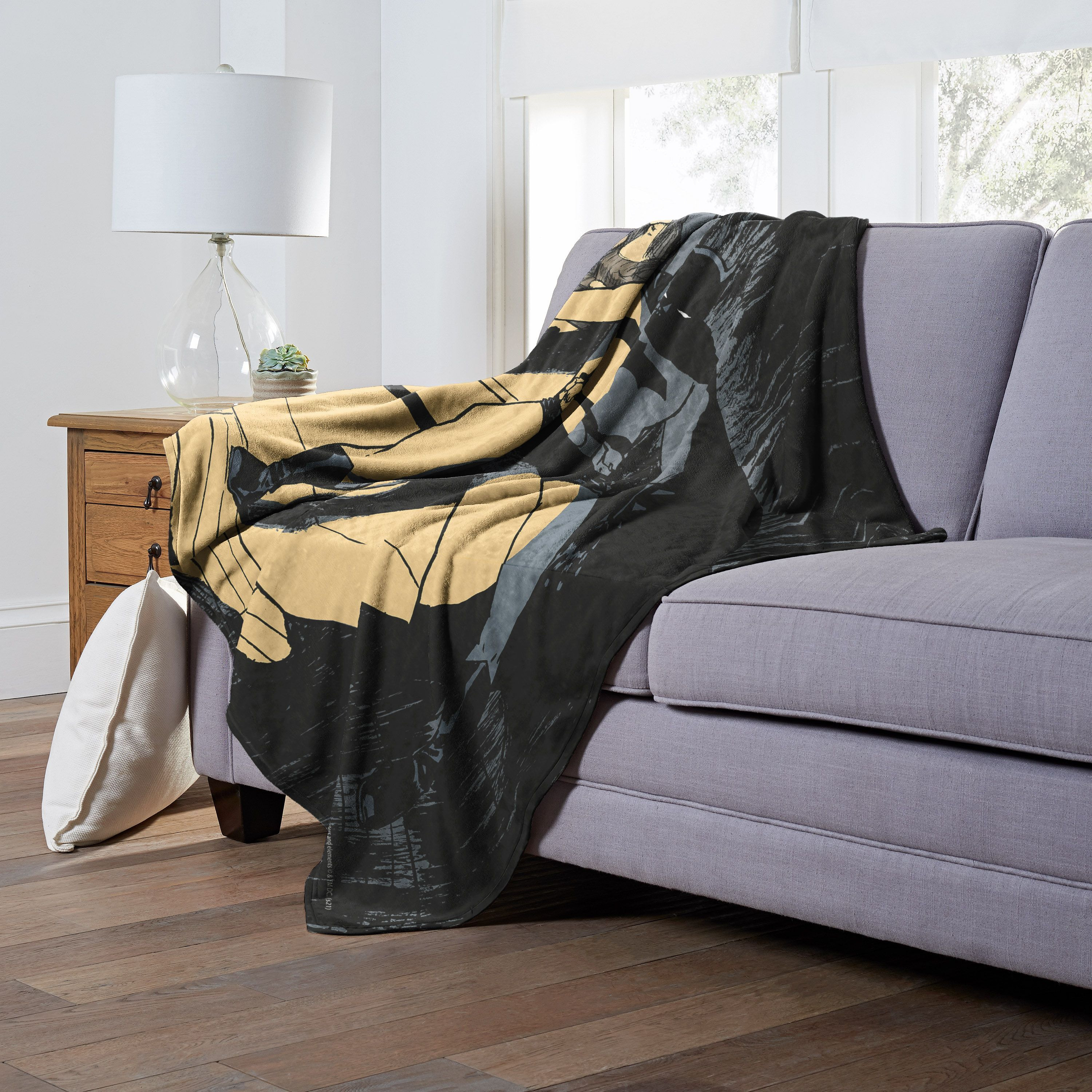 Batman, Spotlight Aggretsuko Comics Silk Touch Throw Blanket, 50" x 60"(D0102HAR6AV.)