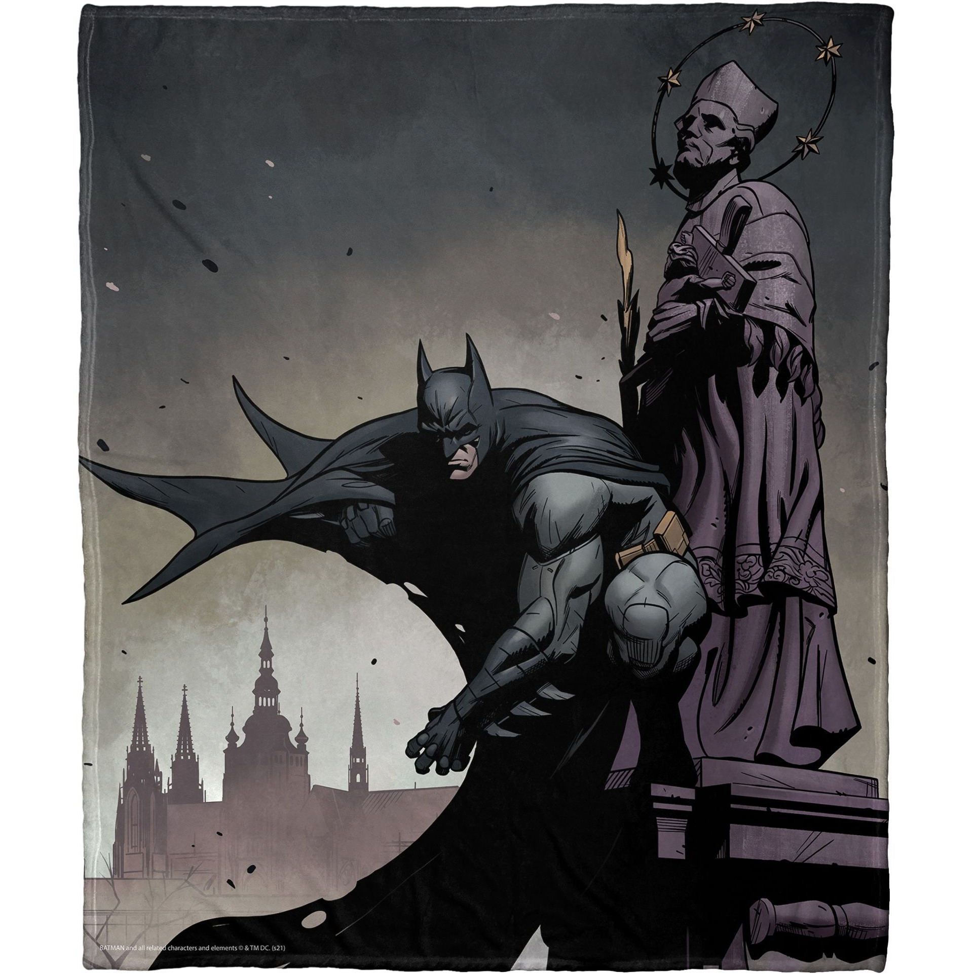 Batman gotham grey Aggretsuko comics Silk Touch Throw Blanket 50 x 60(D0102HAR6EV)