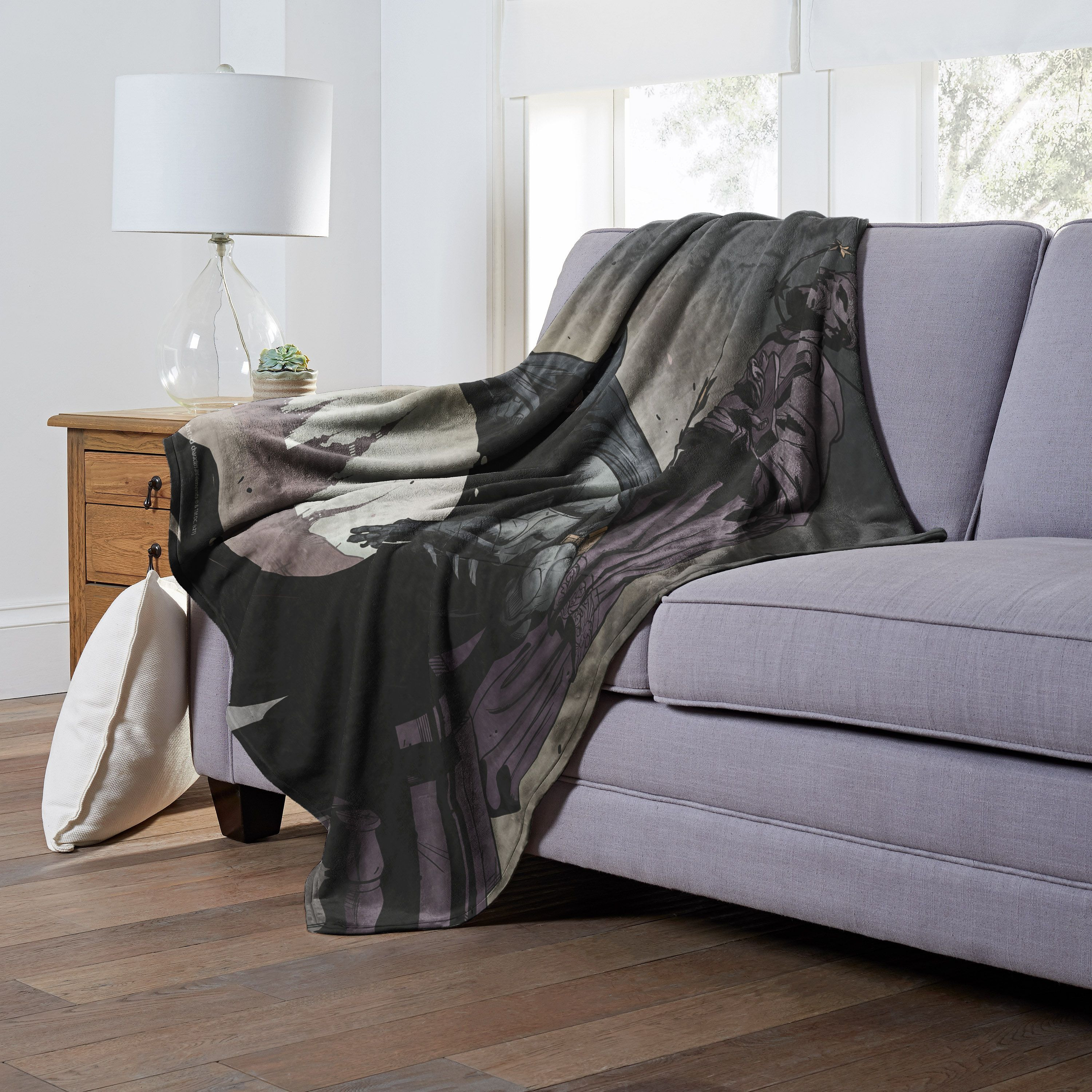 Batman gotham grey Aggretsuko comics Silk Touch Throw Blanket 50 x 60(D0102HAR6EV)