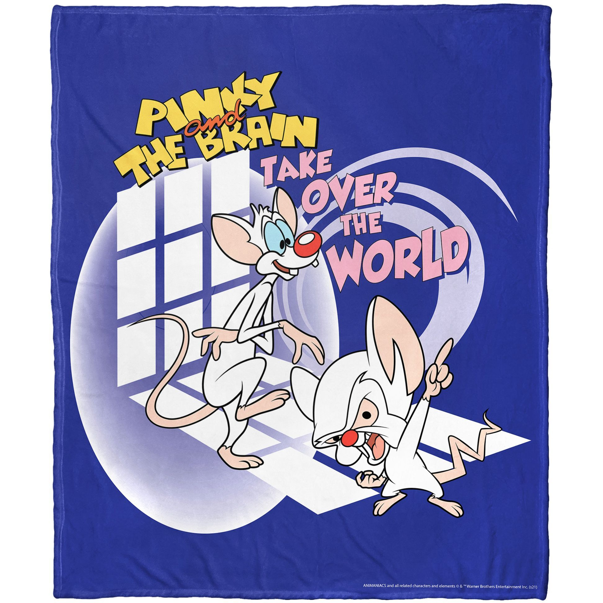 Animaniacs, World Takeover Aggretsuko Comics Silk Touch Throw Blanket, 50" x 60"(D0102HAR14A.)