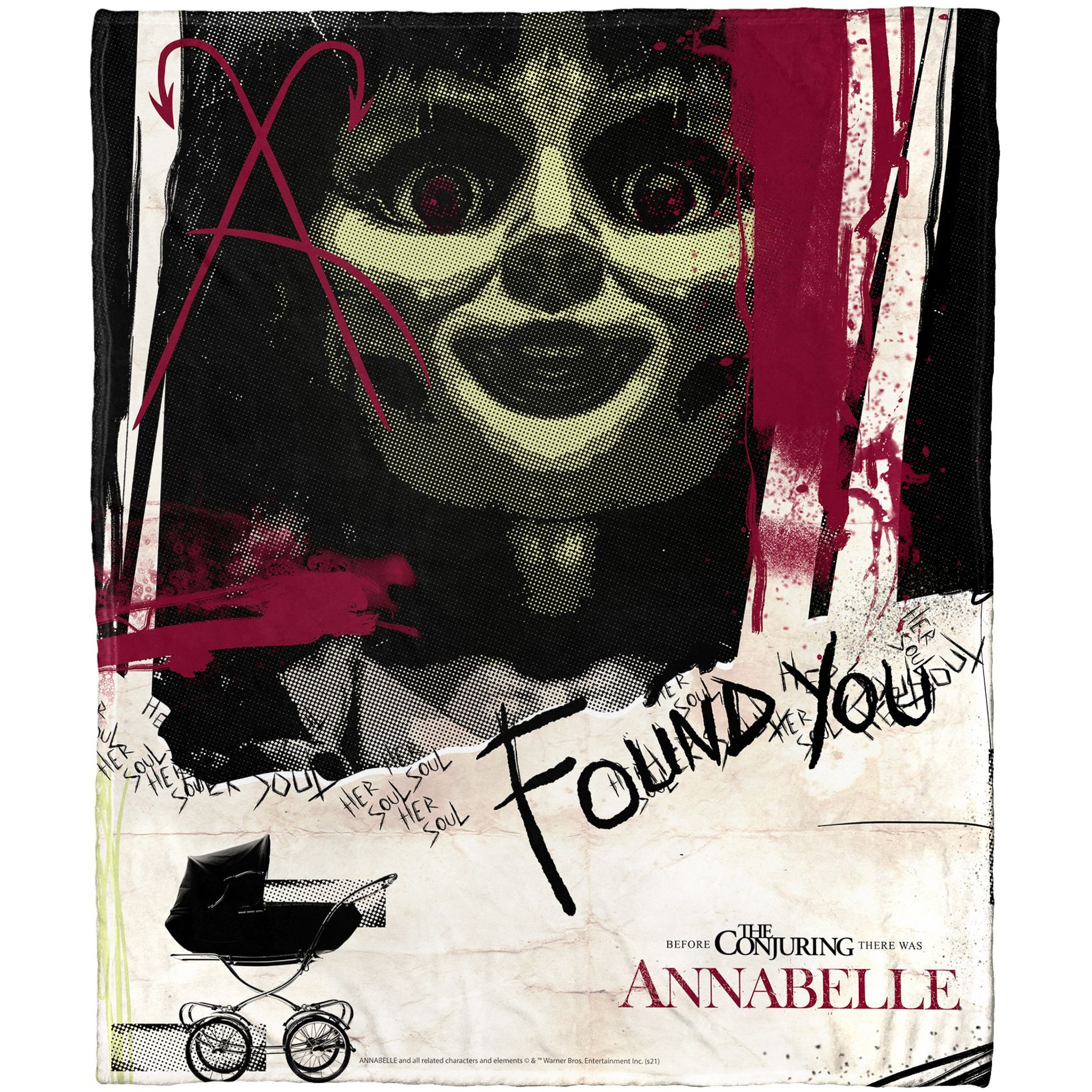 Annabelle Poster Aggretsuko comics Silk Touch Throw Blanket 50 x 60(D0102HARDKg)