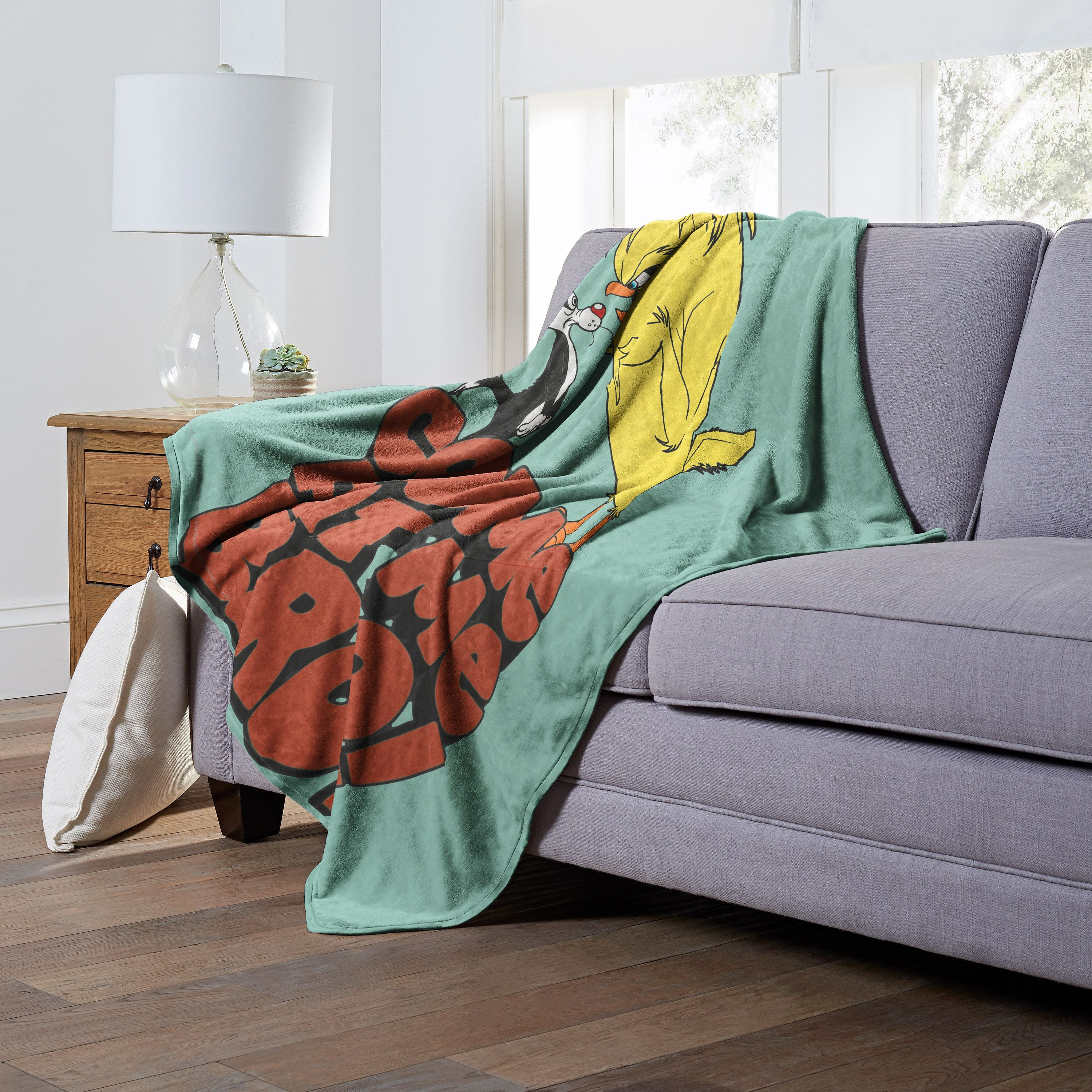 Looney Tunes, Come at Me Bro Aggretsuko Comics Silk Touch Throw Blanket, 50" x 60"(D0102HARY8W.)