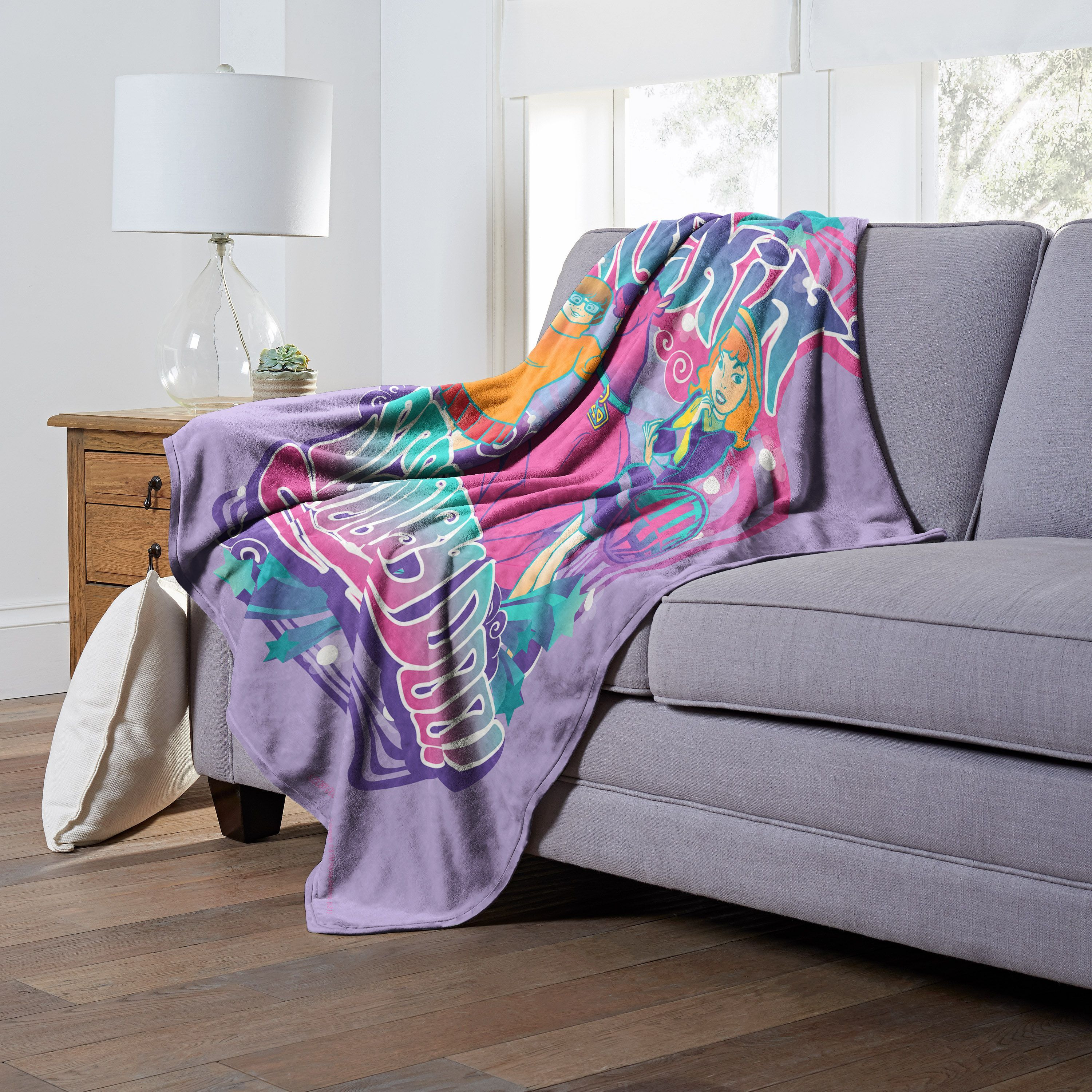 Scooby Doo, Rockin' Aggretsuko Comics Silk Touch Throw Blanket, 50" x 60"(D0102HARD6W.)