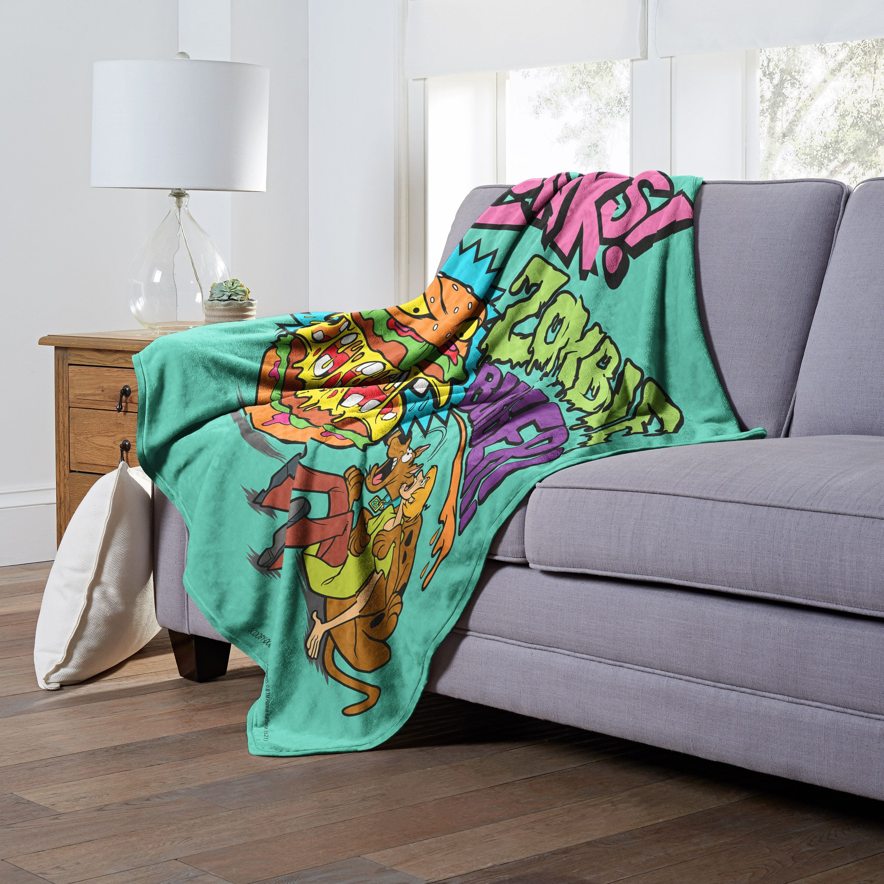 Scooby Doo, Zombie Burger Aggretsuko Comics Silk Touch Throw Blanket, 50" x 60"(D0102HARDDA.)