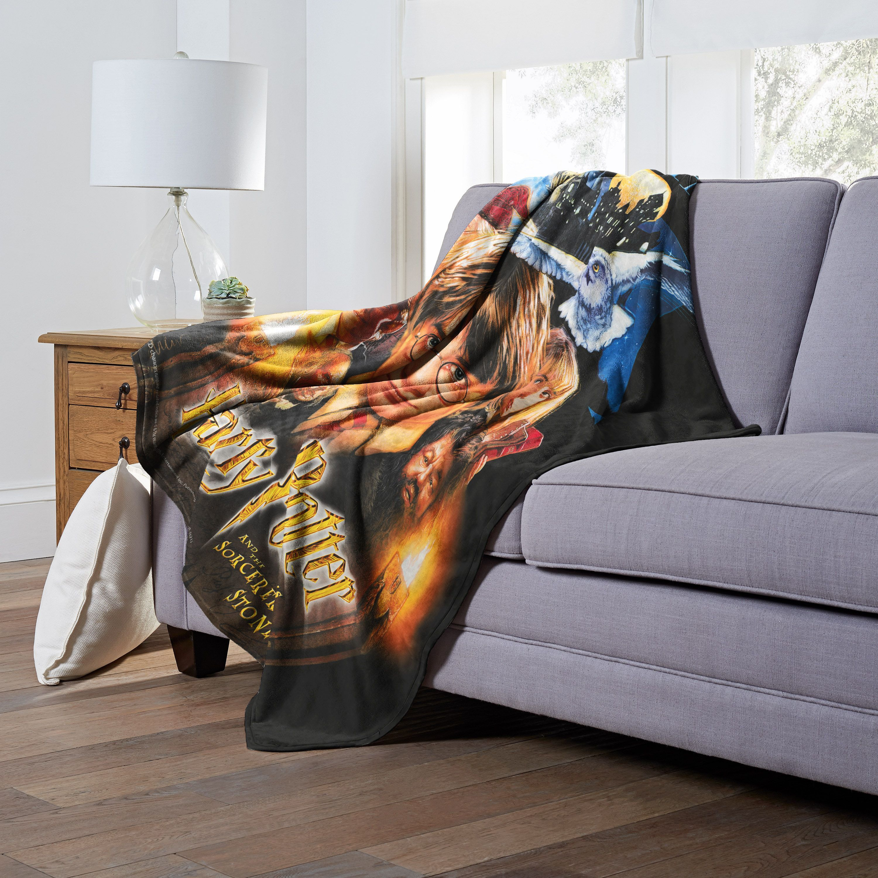 Harry Potter Sorcerers Stone Aggretsuko comics Silk Touch Throw Blanket 50 x 60(D0102HARYYW)