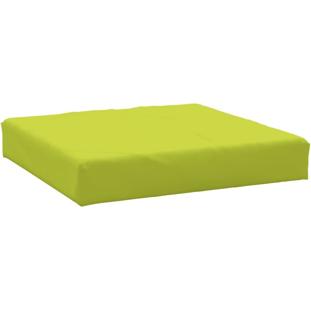 vidaXL Pallet Ottoman Cushion Bright Green Fabric