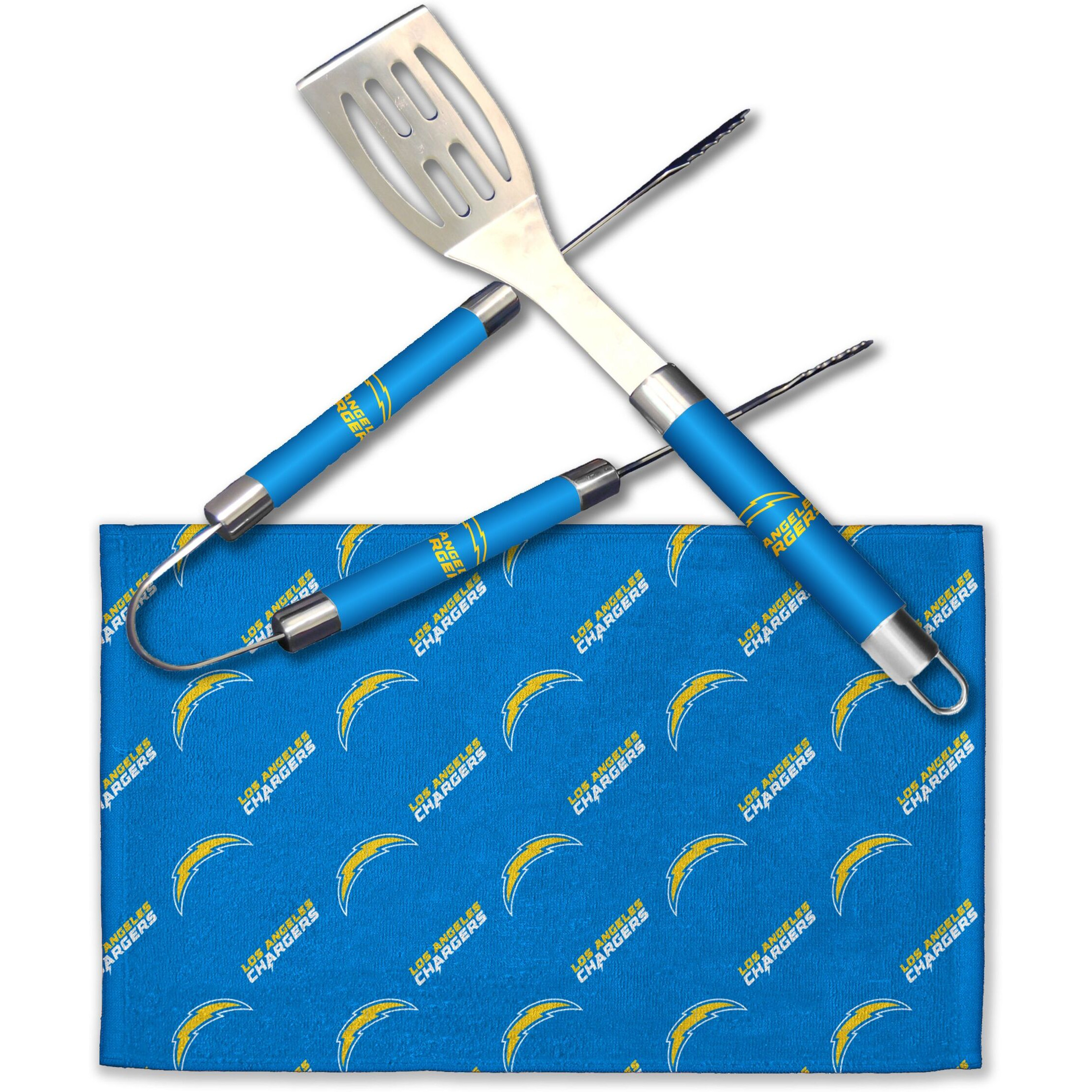 LA chargers BBQ grill Utensil Set(D0102H94TNW)