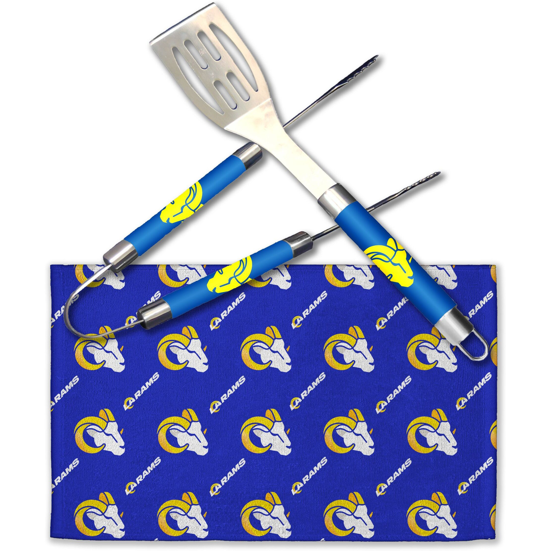 LA Rams BBQ grill Utensil Set(D0102H94TVW)