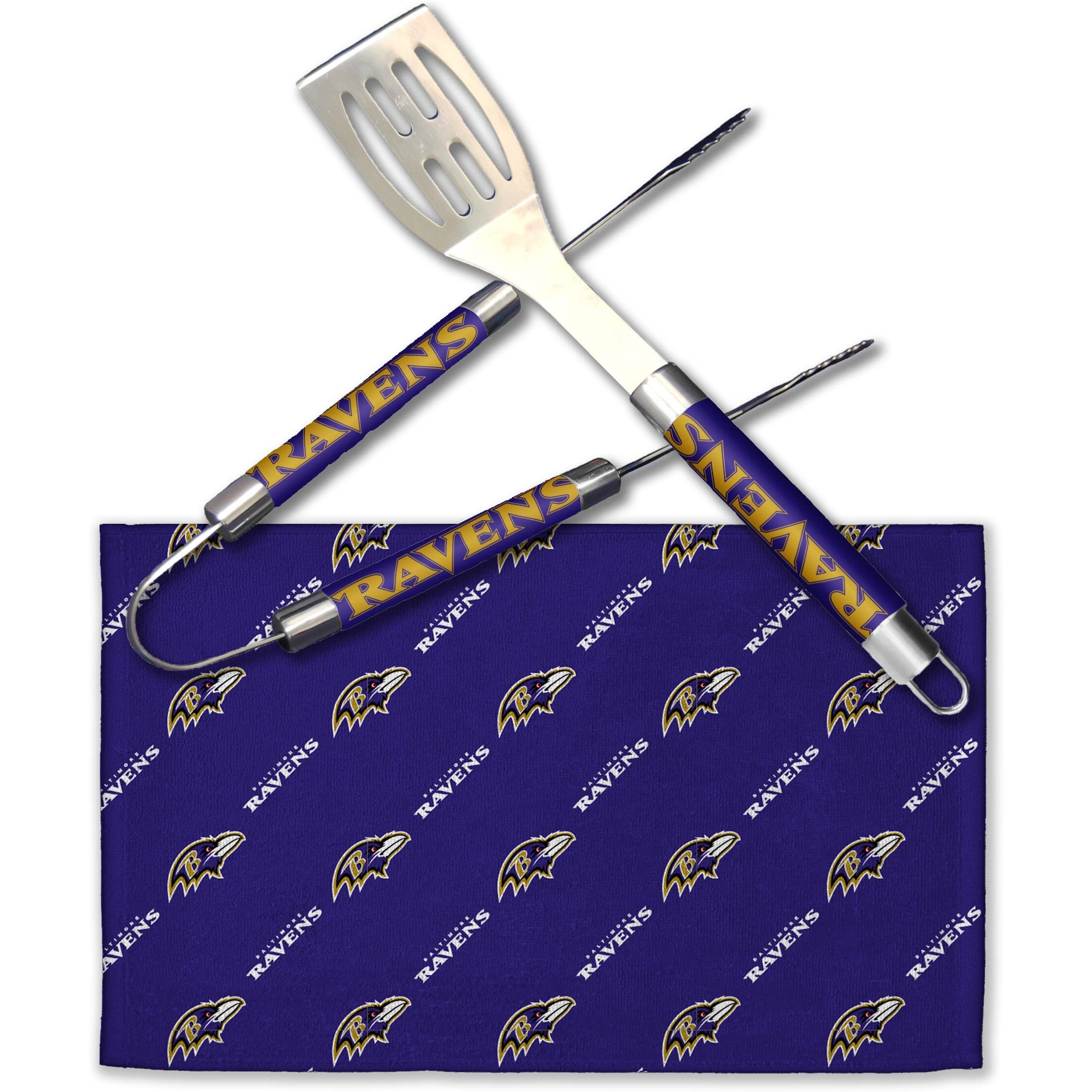 Ravens Ravens BBQ grill Utensil Set(D0102H94Tc7)