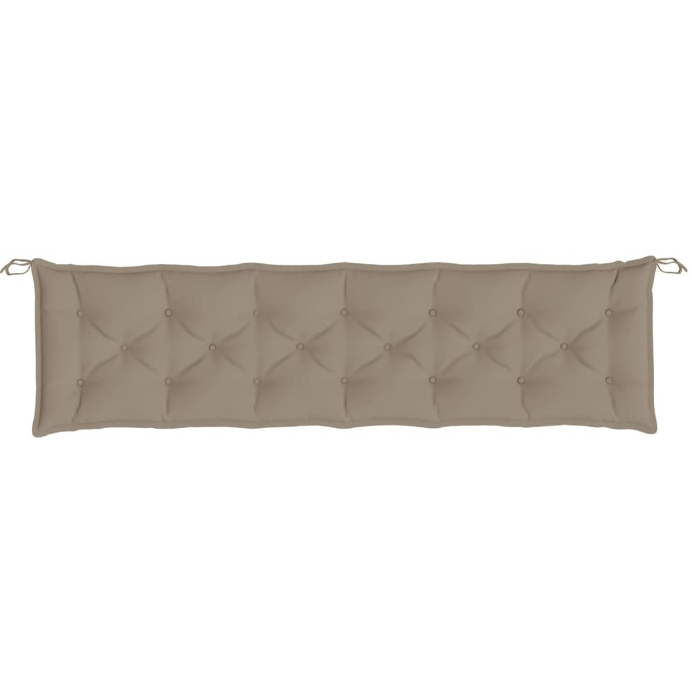 vidaXL Garden Bench Cushion Taupe 78.7&quotx19.7&quotx2.8" Fabric