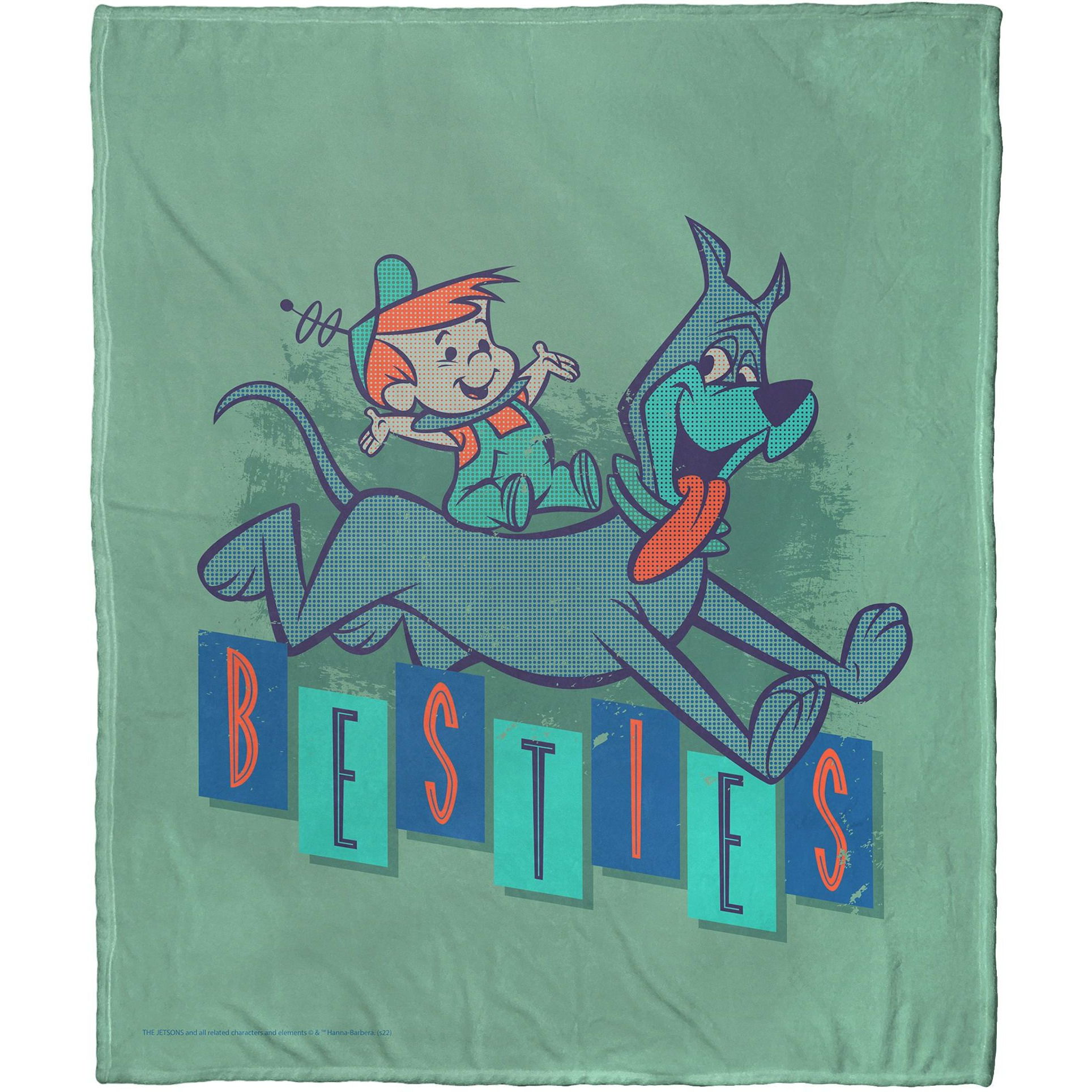The Jetsons, Besties Aggretsuko Comics Silk Touch Throw Blanket, 50" x 60"(D0102HARYDY.)