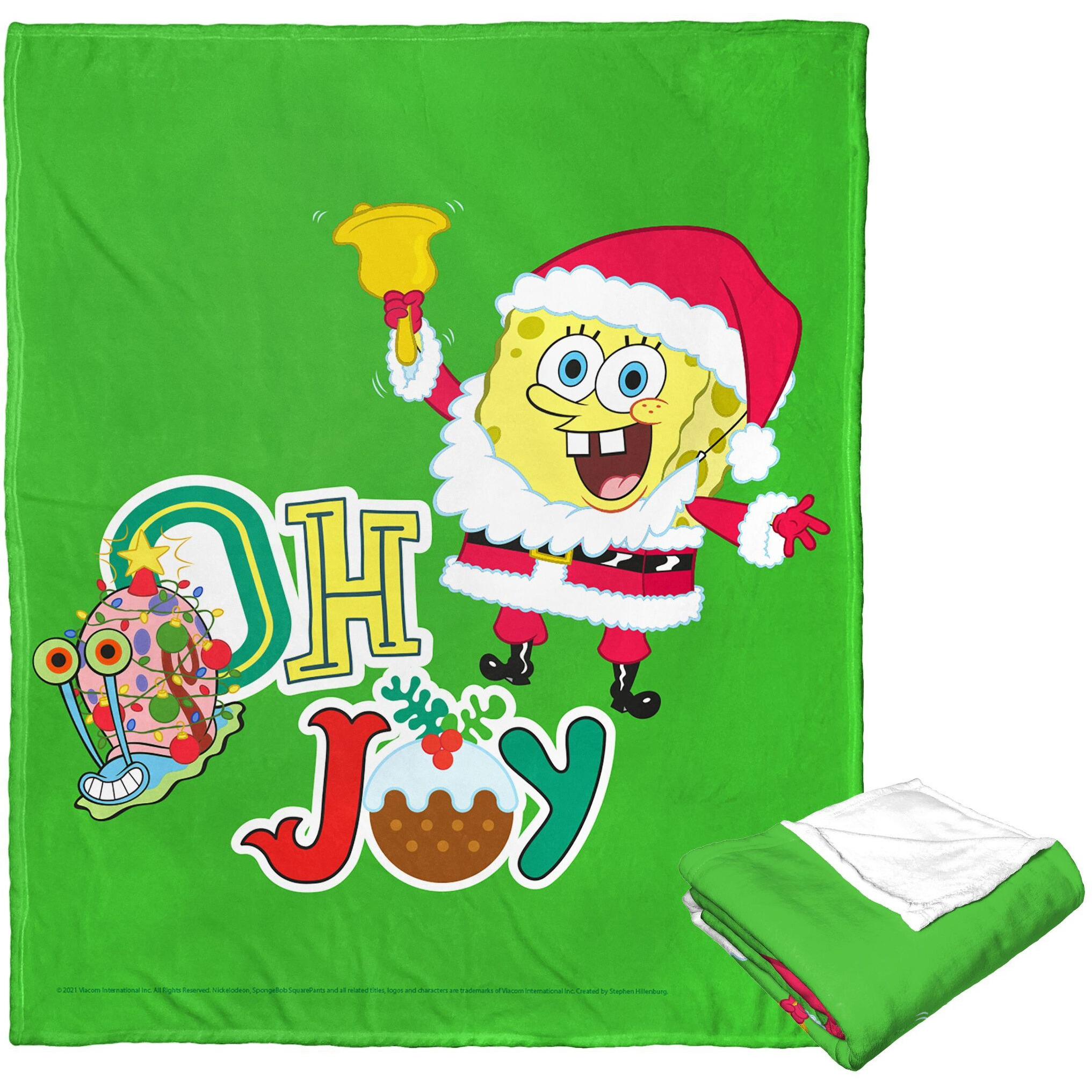SpongeBob, Oh Joyful Holiday Aggretsuko Comics Silk Touch Throw Blanket, 50" x 60"(D0102HAR69A.)