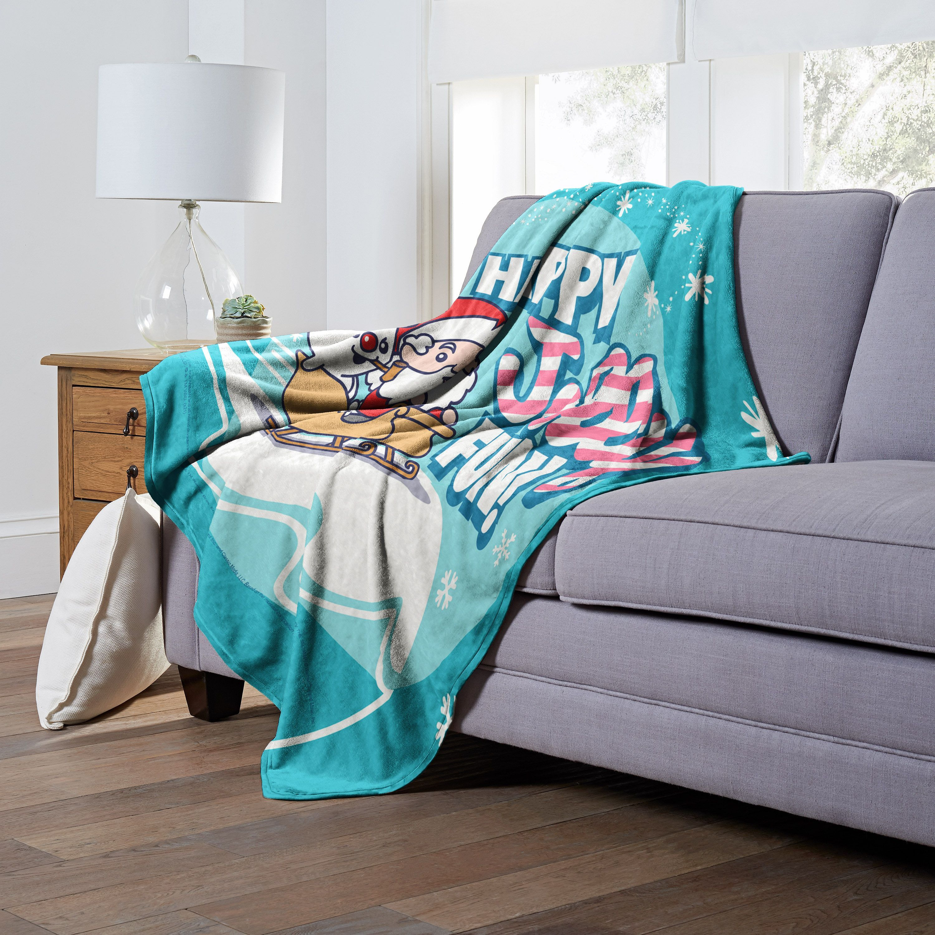 WB  Frosty the Snowman, Jolly Fun, Silk Touch Throw Blanket, 50x60(D0102H2125W)